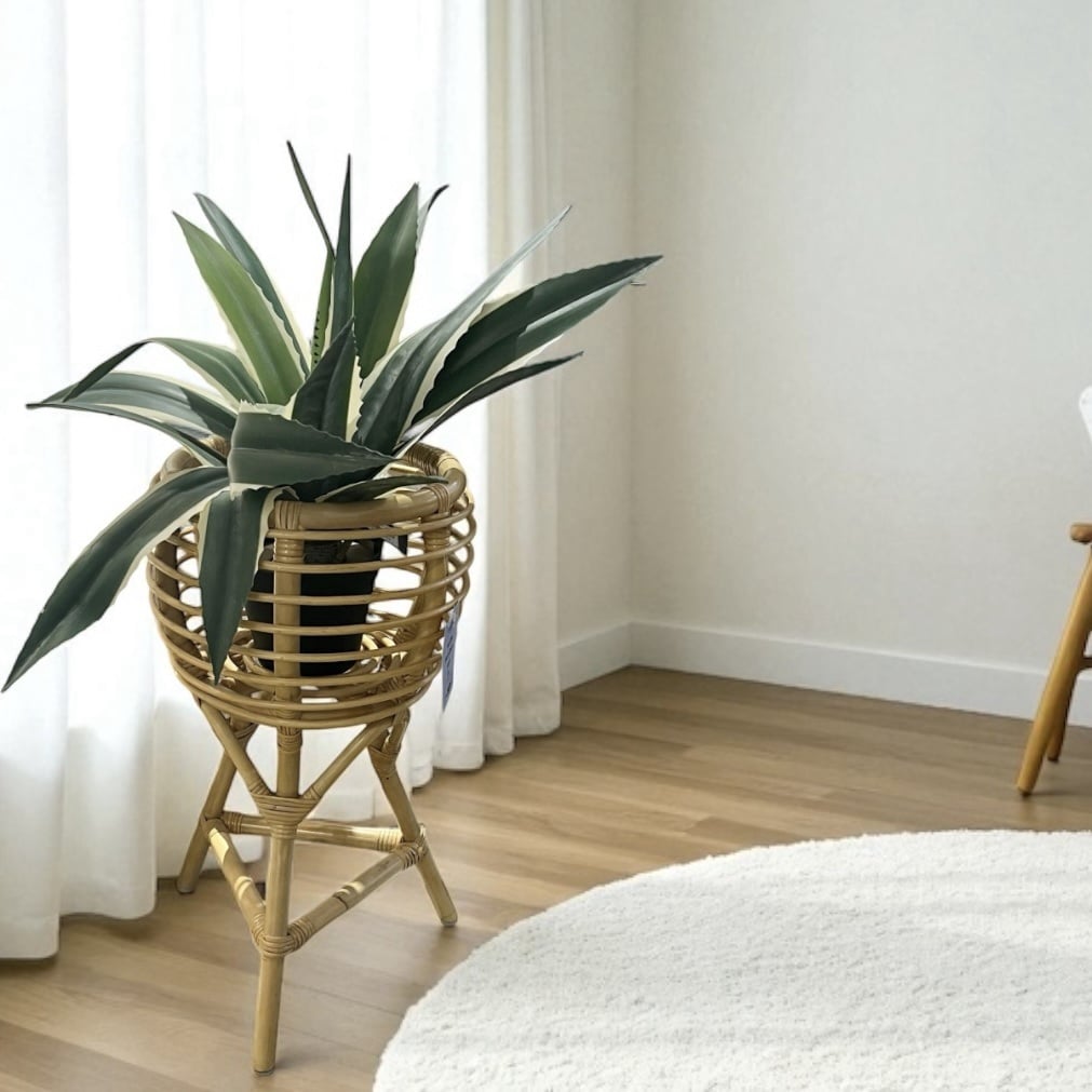 כד פלנטר ראטן בוהו בונטיים - SALE חיסול מלאי!! כד פלנטר ראטן בוהו בונטיים - SALE חיסול מלאי!!