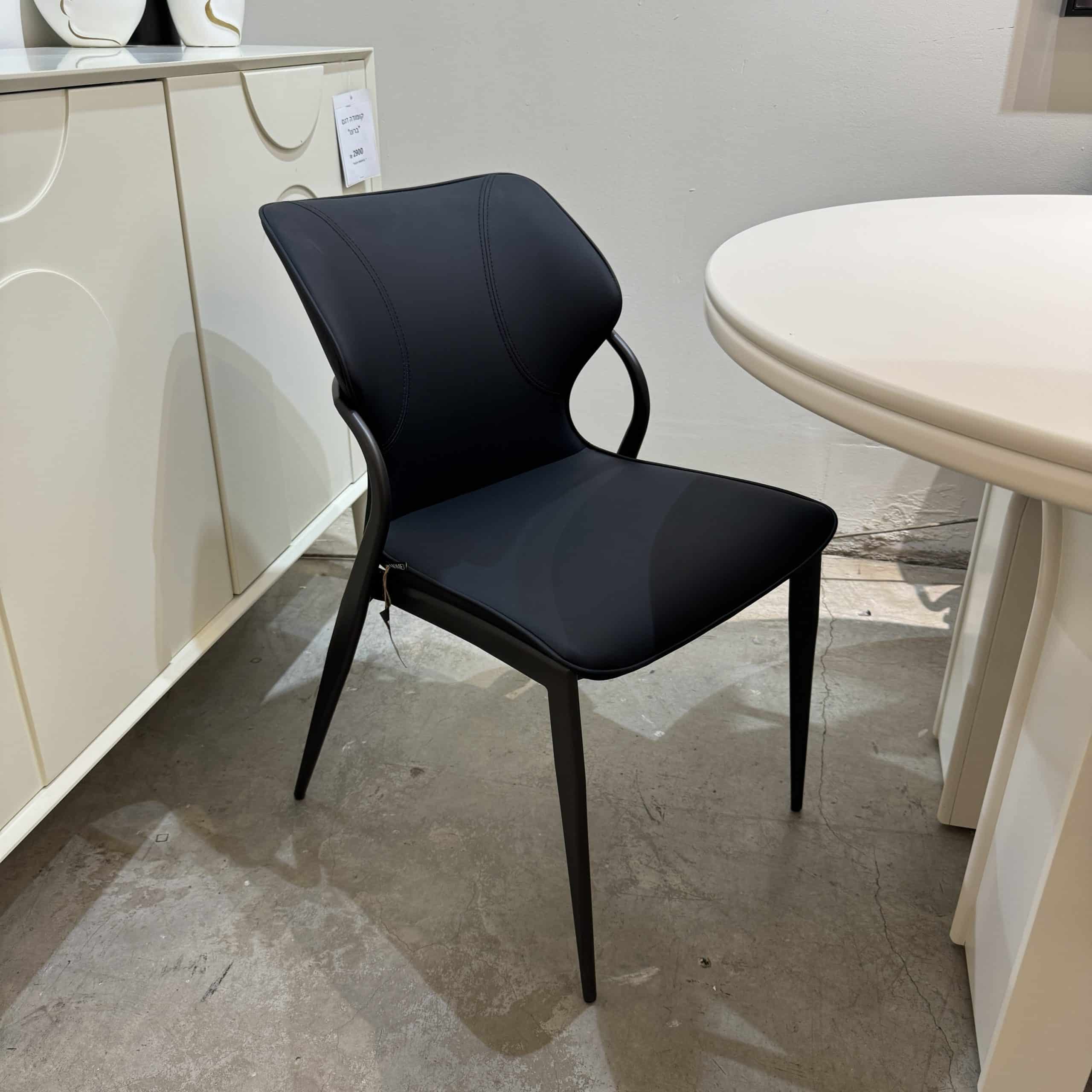 כיסא פיאנו דמוי עור שחור דגם סופיטל - 2 אחרונים!