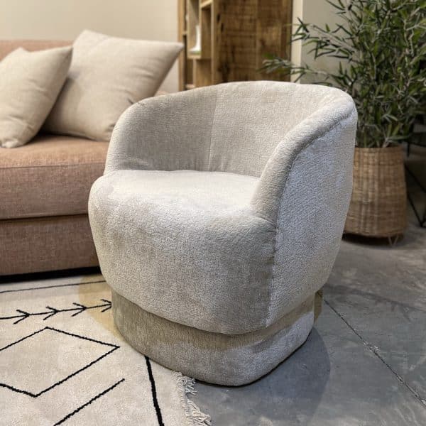 כורסא נורדית בקווים מעוגלים דגם B311