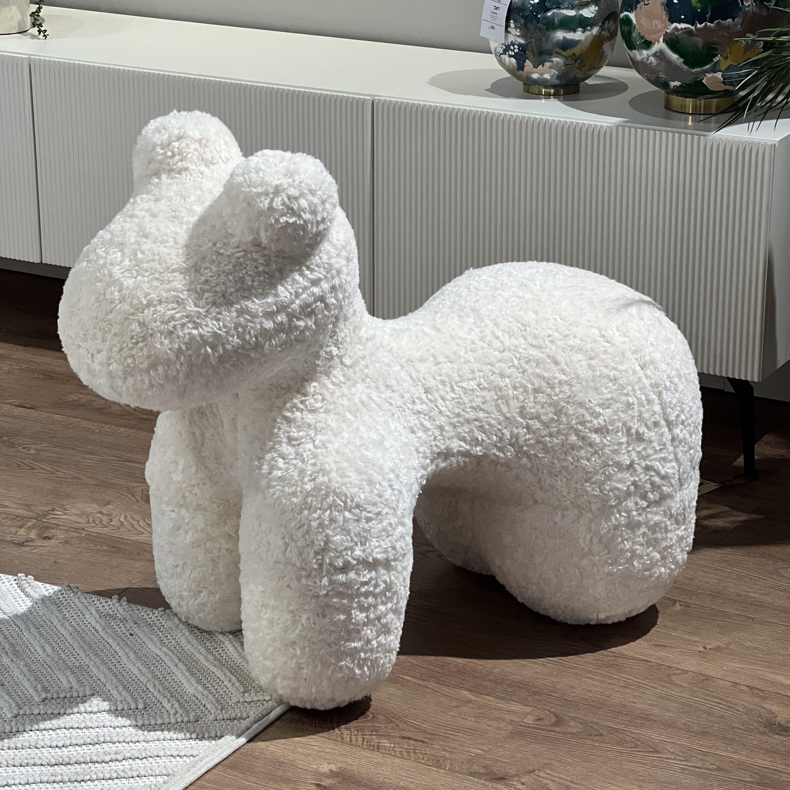 הדום בובה דובי כבשה שמנת דגם סופיטל הדום בובה דובי כבשה שמנת דגם סופיטל