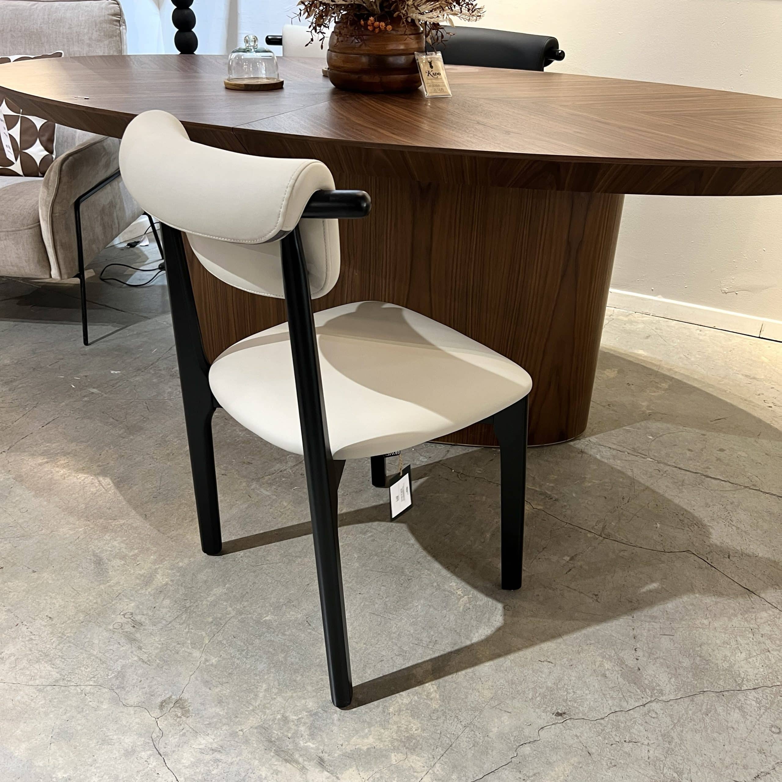 כיסא מעוצב ויולה דמוי עור אבן דגם סופיטל | חיסול 6 אחרונים!