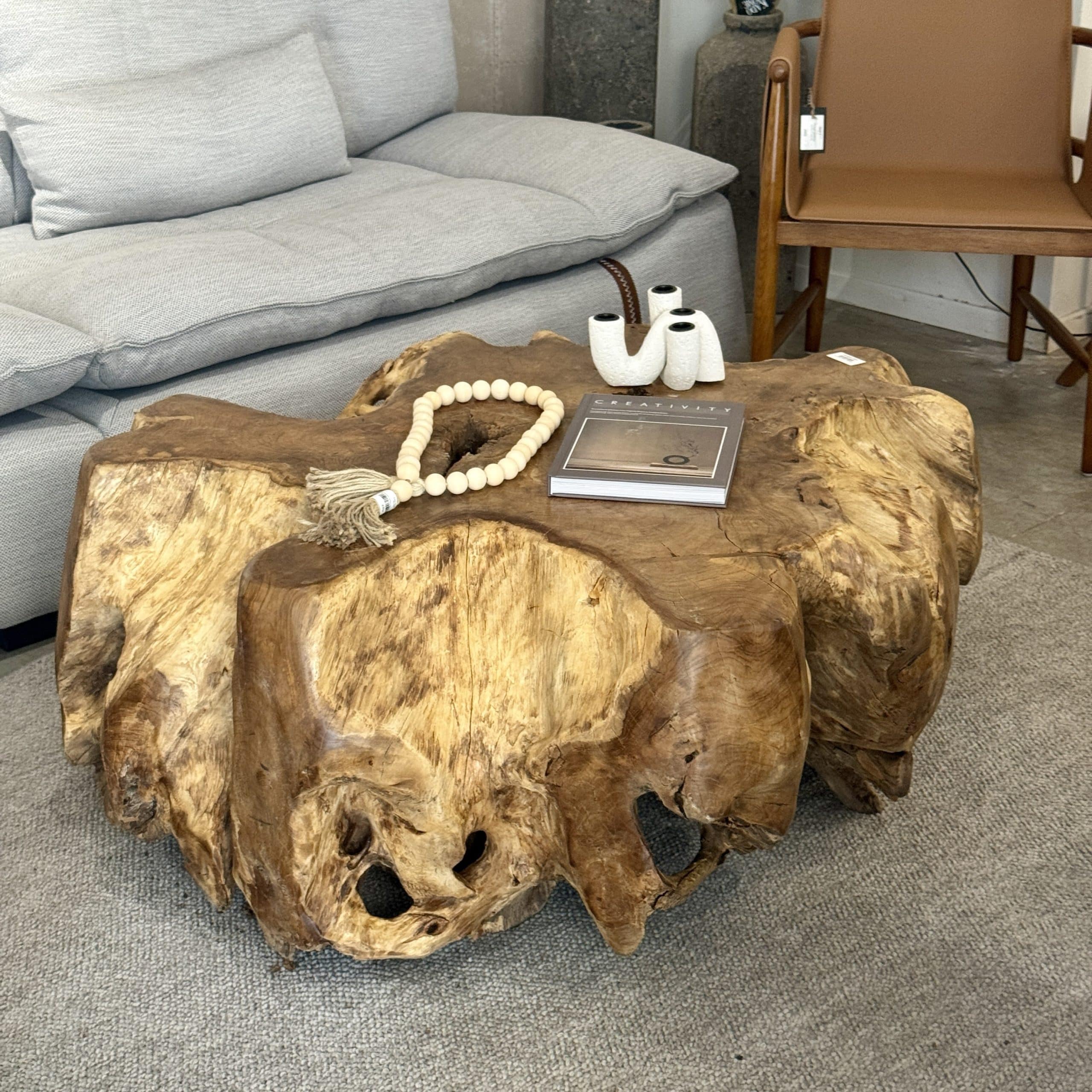 שולחן סלון עץ מעוצב דגם גזית