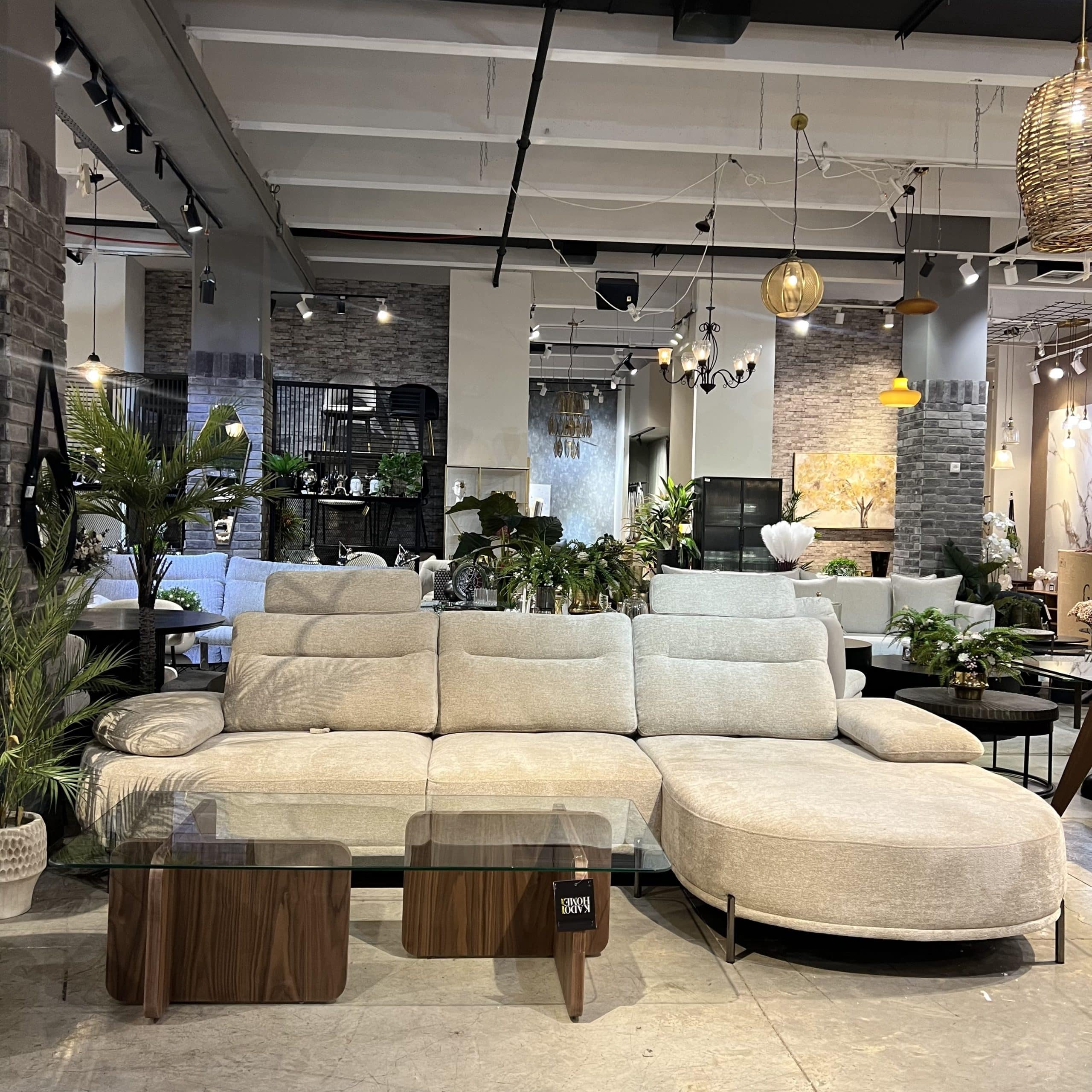 שולחן סלון יוקרתי זכוכית ועץ דגם מואנה | בעיצוב אישי