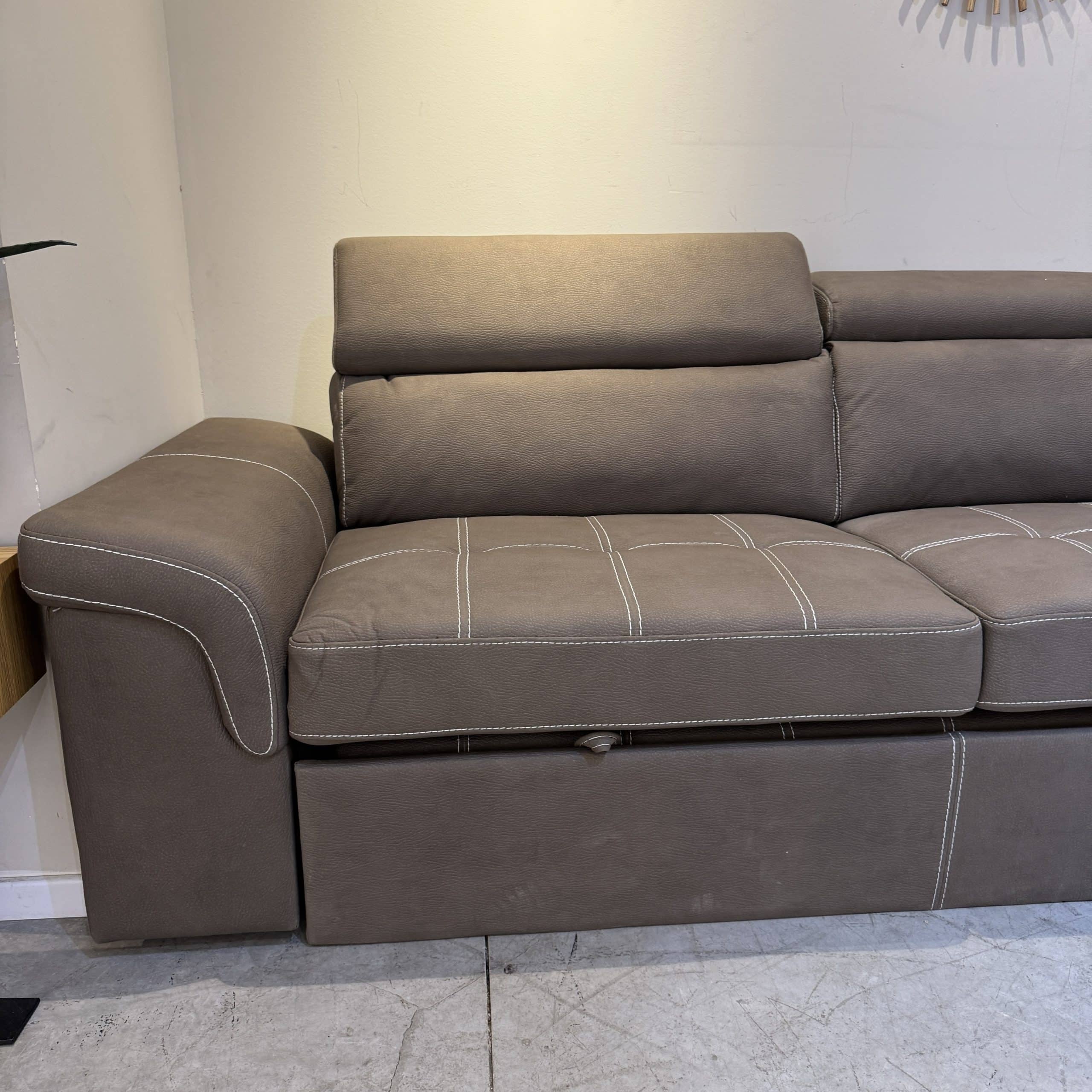 ספה פינתית בז נפתחת למיטה - חיסול!