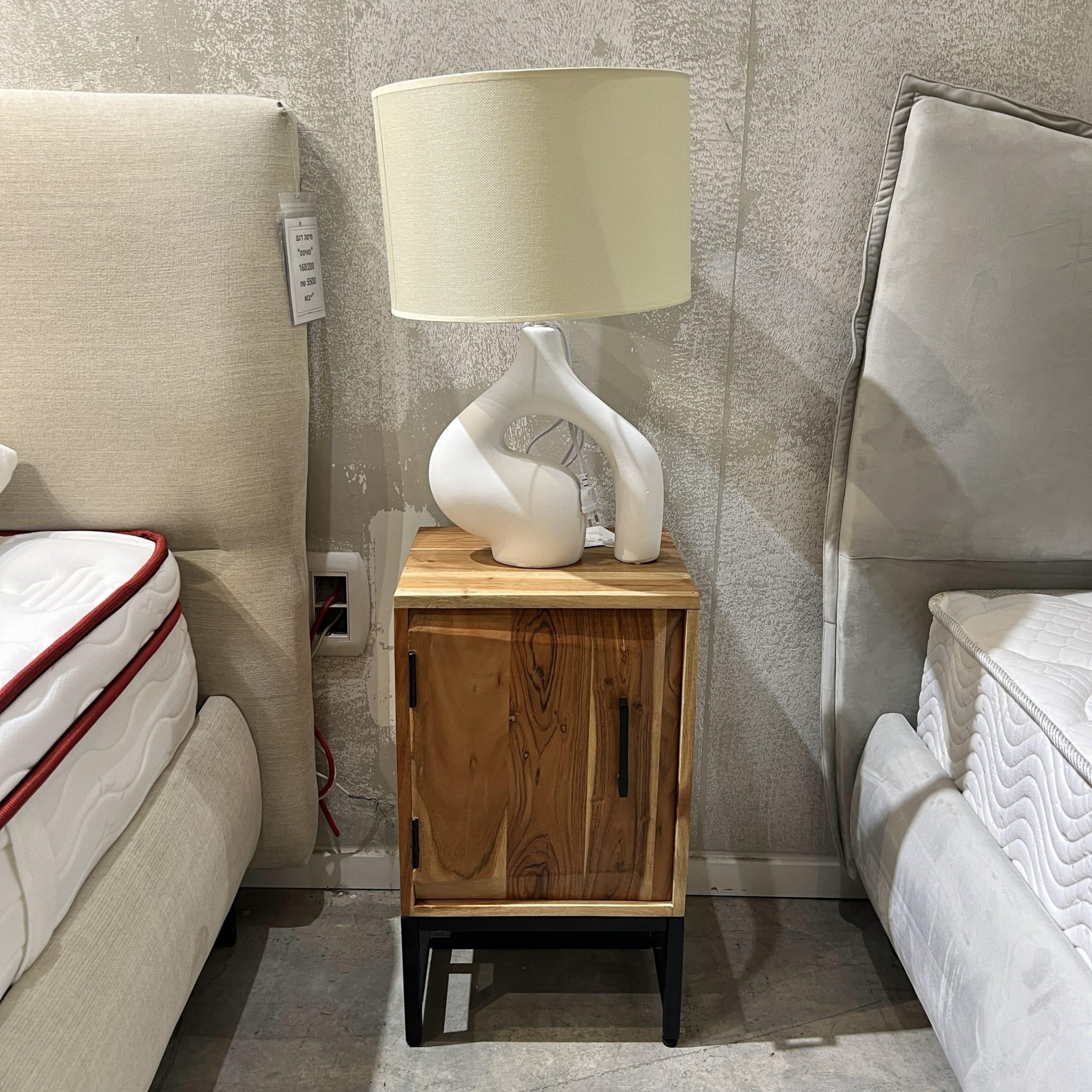 שידת צד עץ שיטה דגם לילה