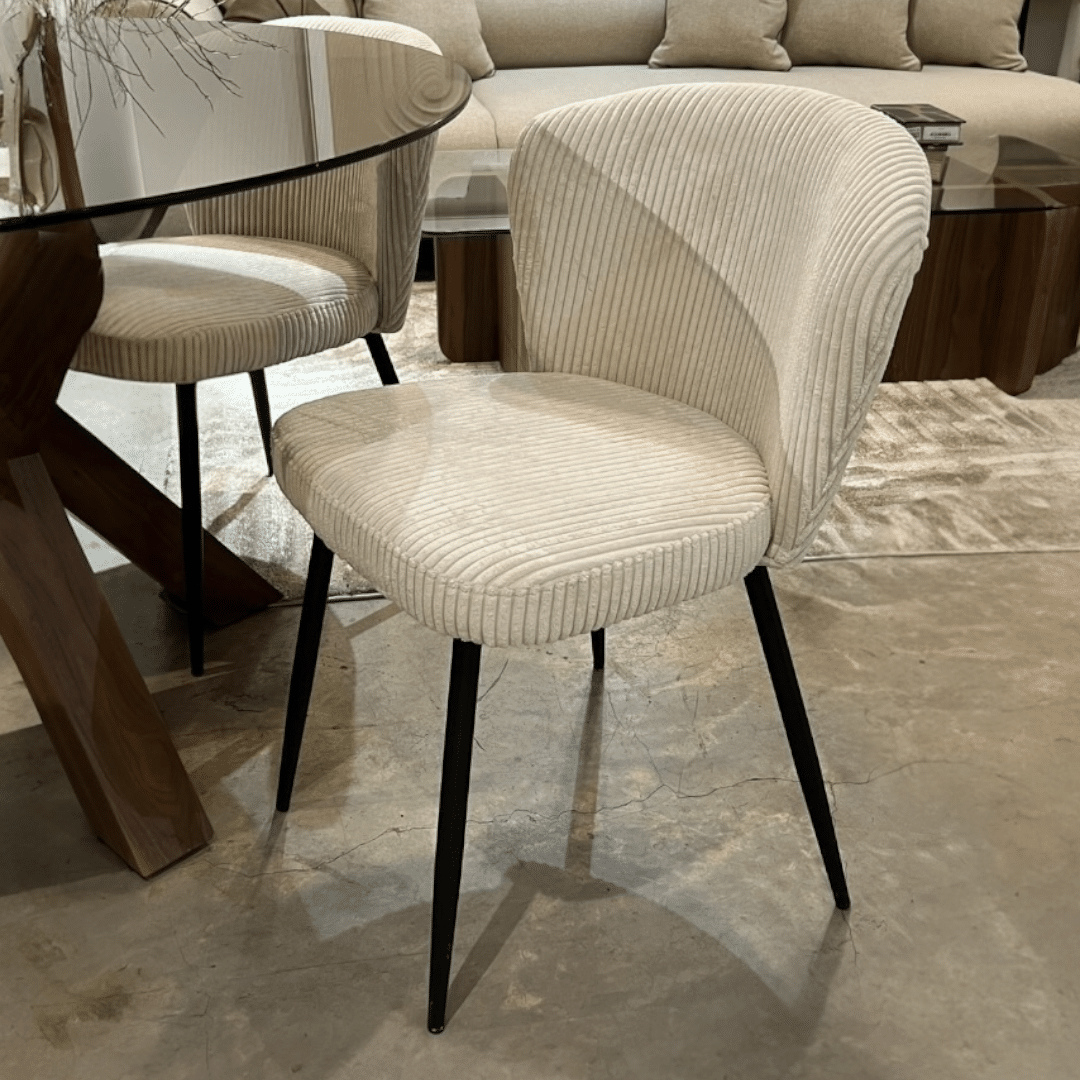 כיסא קורדרוי אבן רגליים שחור דגם לאקי - במבצע חיסול מלאי! כיסא קורדרוי אבן רגליים שחור דגם לאקי - במבצע חיסול מלאי!