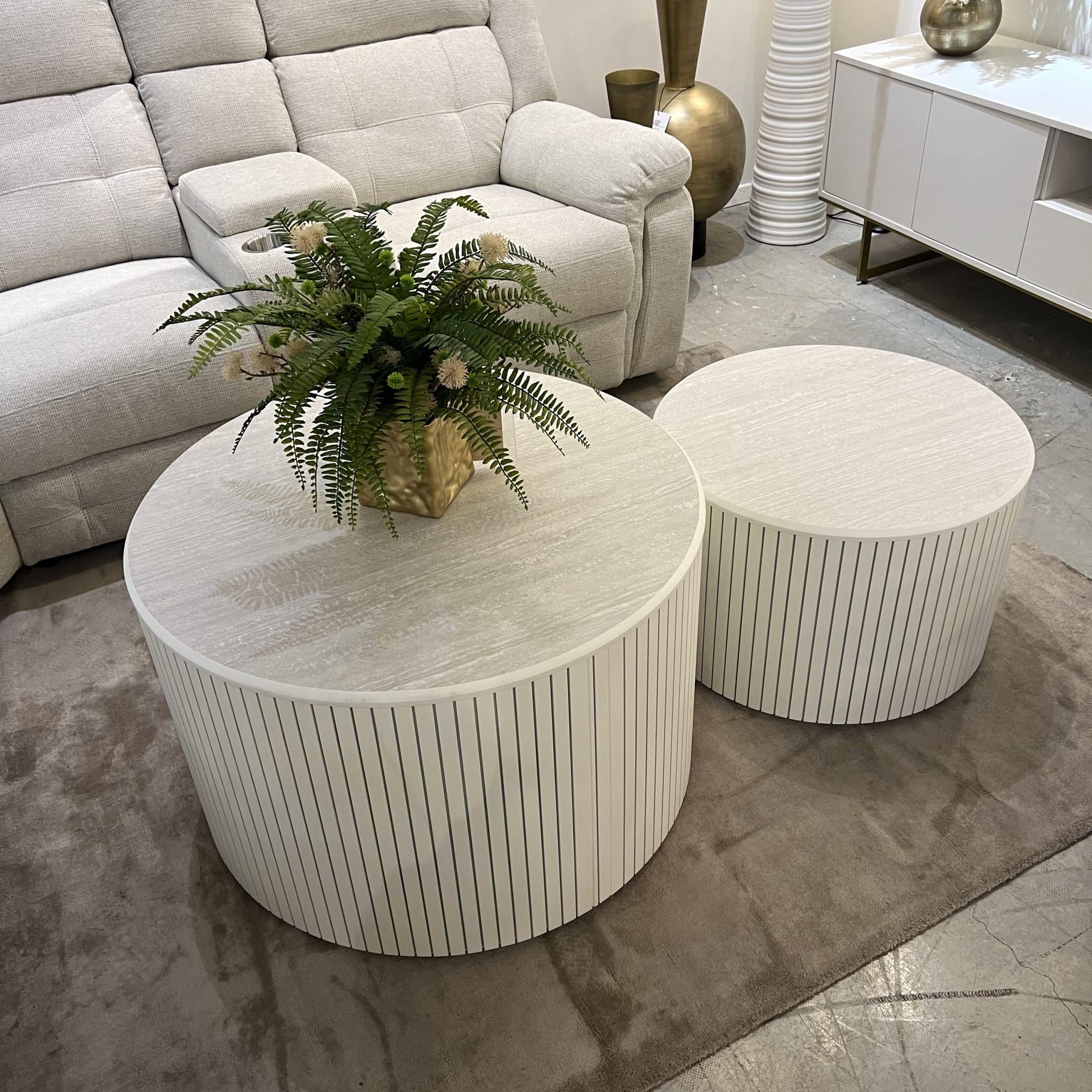 סט שולחנות סלון עגולים מעוצבים דגם נוב סט שולחנות סלון עגולים מעוצבים דגם נוב