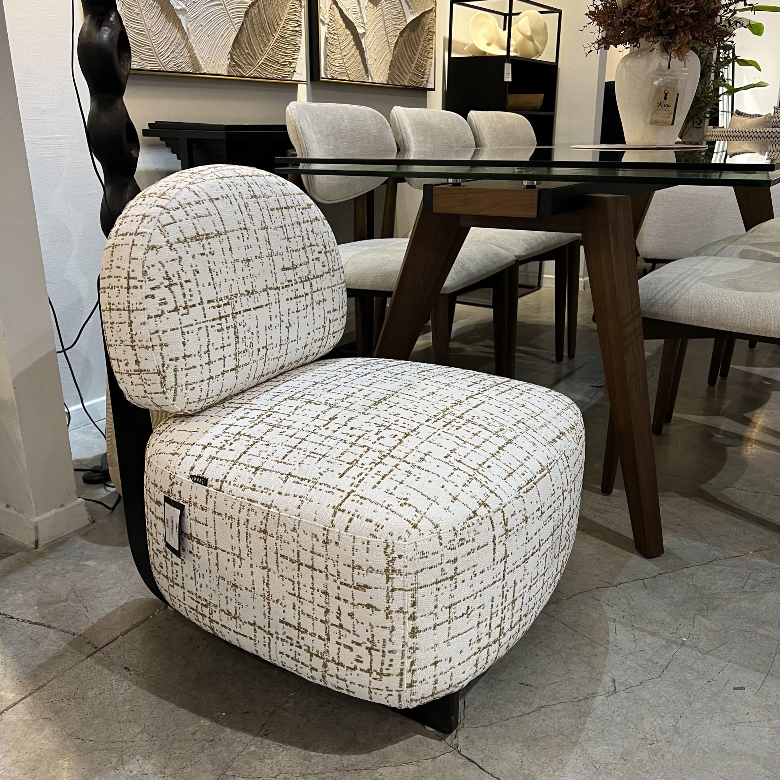 כורסא מעוצבת ניוד גריד שמנת גולד דגם סופיטל - חיסול!! כורסא מעוצבת ניוד גריד שמנת גולד דגם סופיטל - חיסול!!