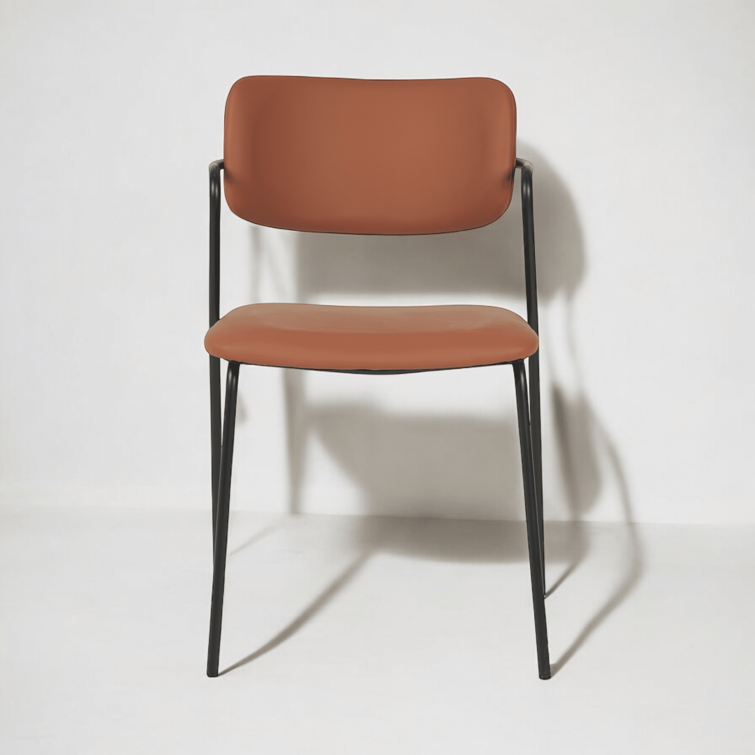 כיסא דגם לוסיאן דמוי עור קאמל - SALE כיסא דגם לוסיאן דמוי עור קאמל - SALE