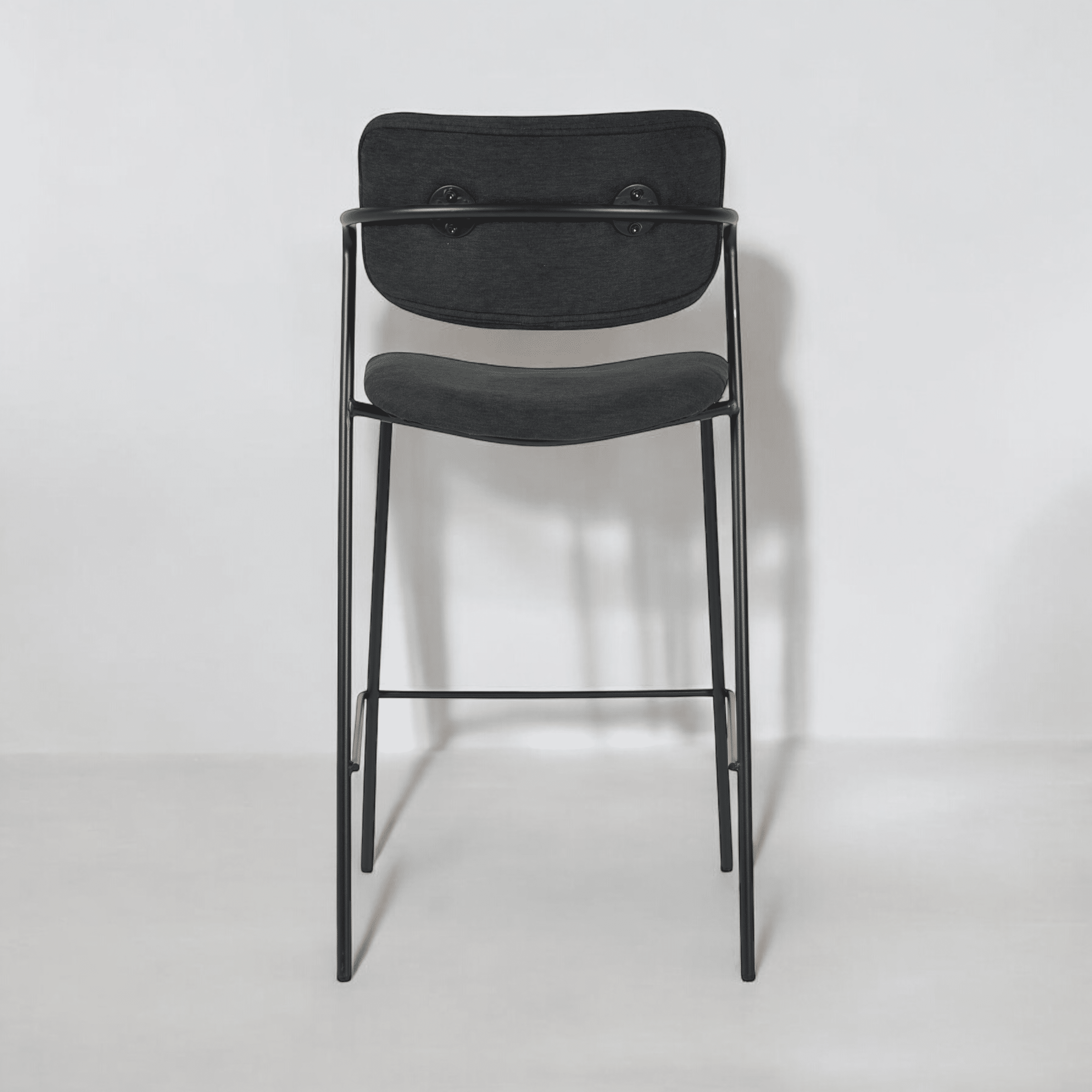 כיסא בר דגם לוסיאן בד אריג שחור אפור - SALE אחרונים במלאי! כיסא בר דגם לוסיאן בד אריג שחור אפור - SALE אחרונים במלאי!