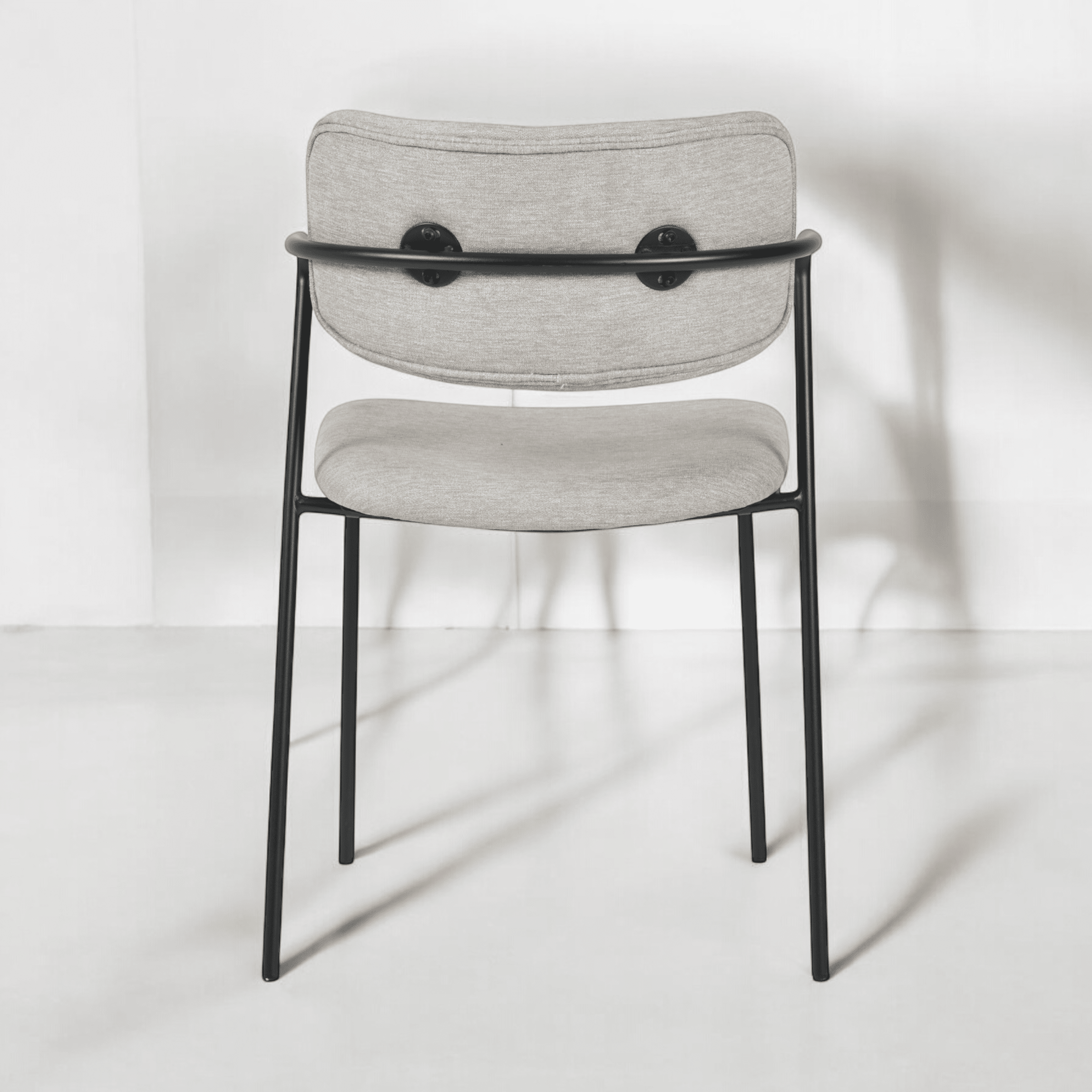 כיסא דגם לוסיאן בד אריג אפור- SALE כיסא דגם לוסיאן בד אריג אפור- SALE