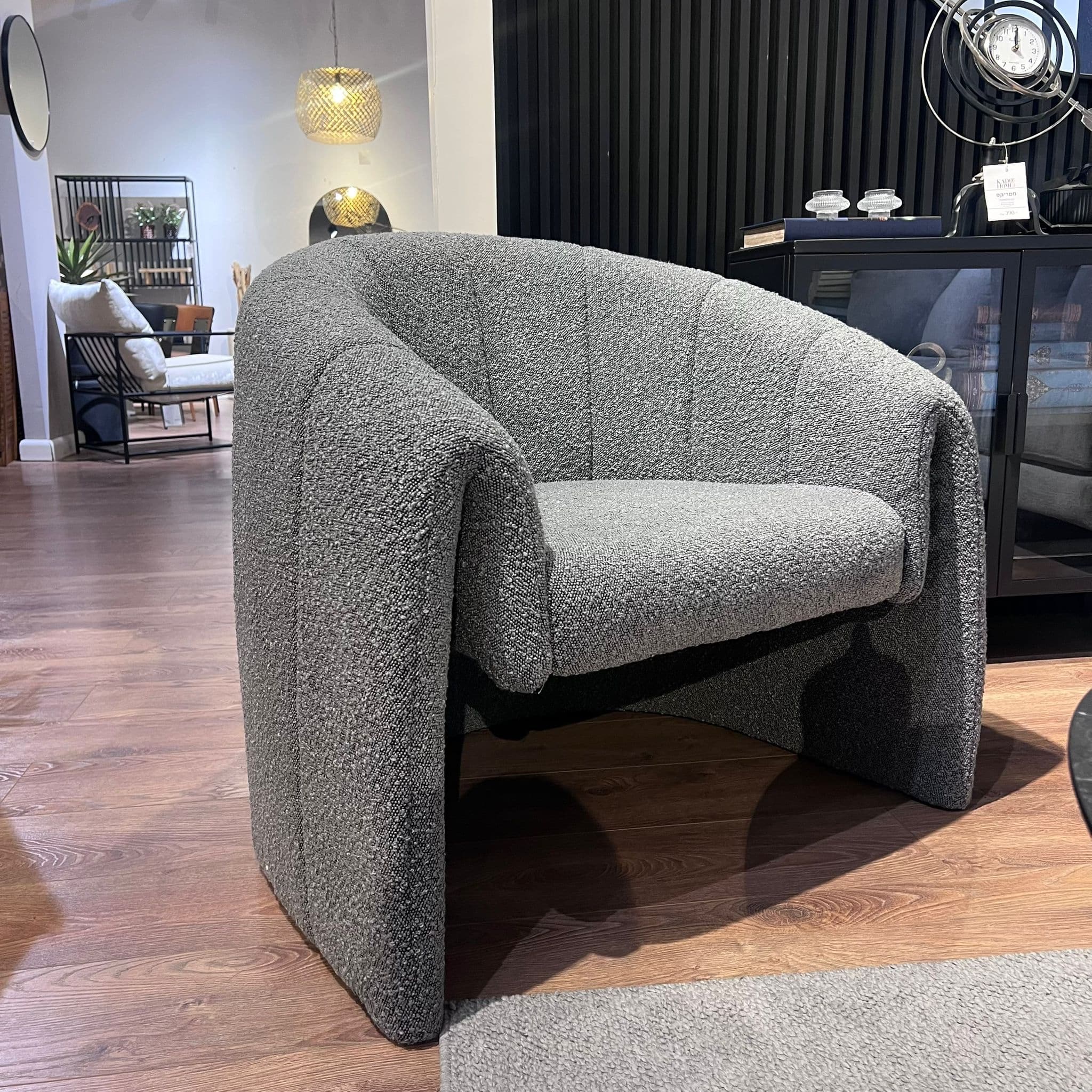 כורסא פרל אפור שחור דגם ויקי | מבצע חיסול מלאי! כורסא פרל אפור שחור דגם ויקי | מבצע חיסול מלאי!