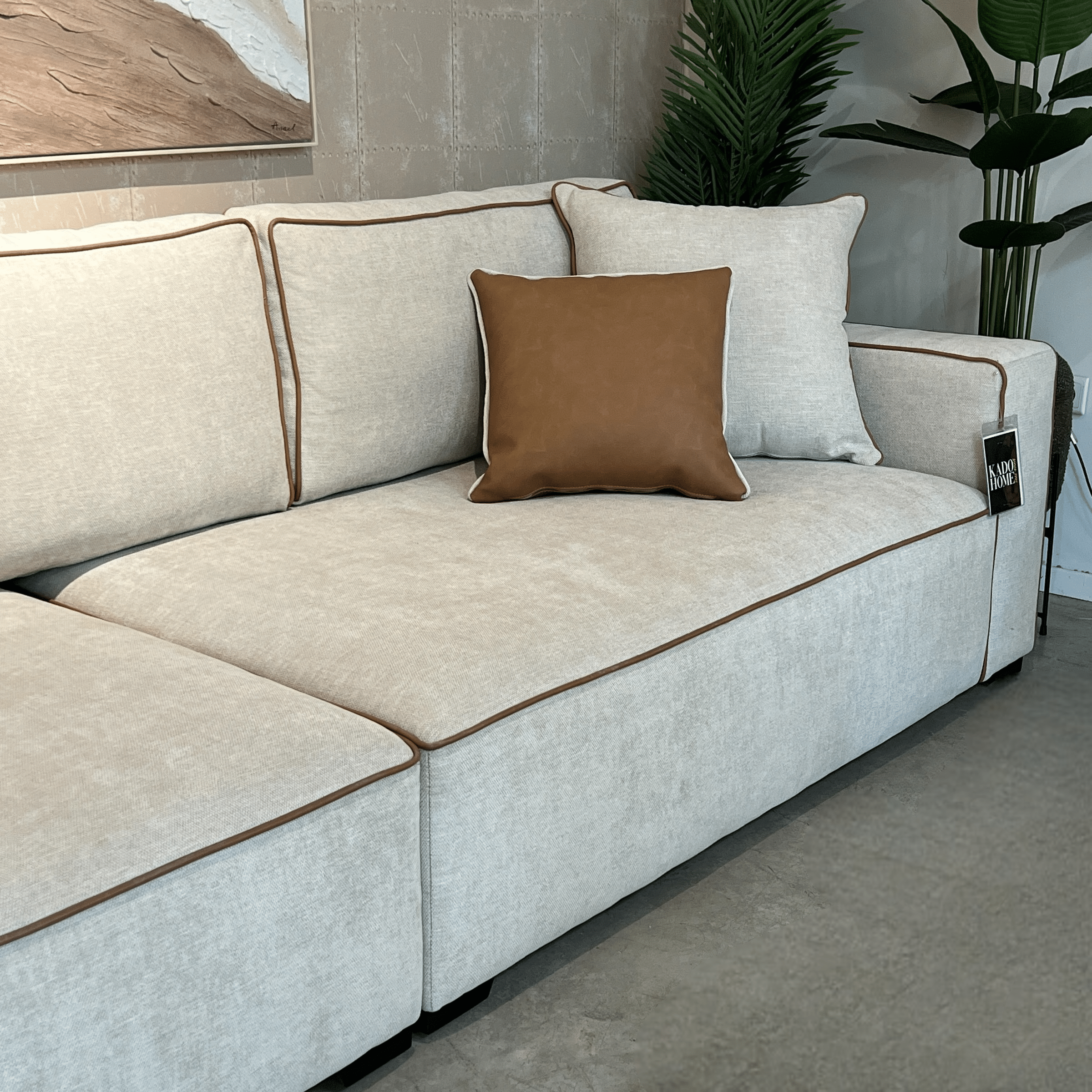 ספה מעוצבת דגם בראון | בעיצוב אישי ספה מעוצבת דגם בראון | בעיצוב אישי