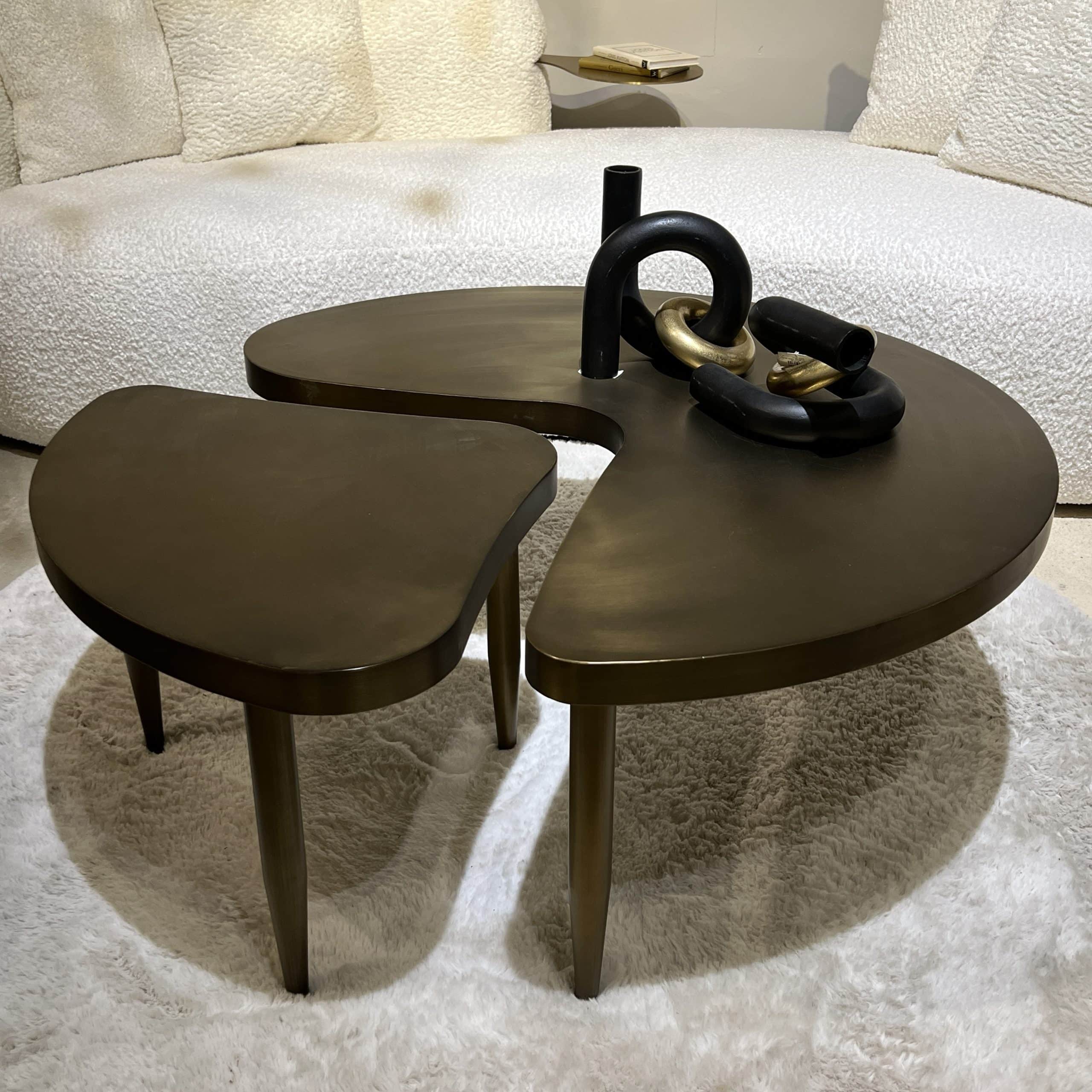 שולחן סלון עגול ספליט גולד מוברש דגם סופיטל שולחן סלון עגול ספליט גולד מוברש דגם סופיטל