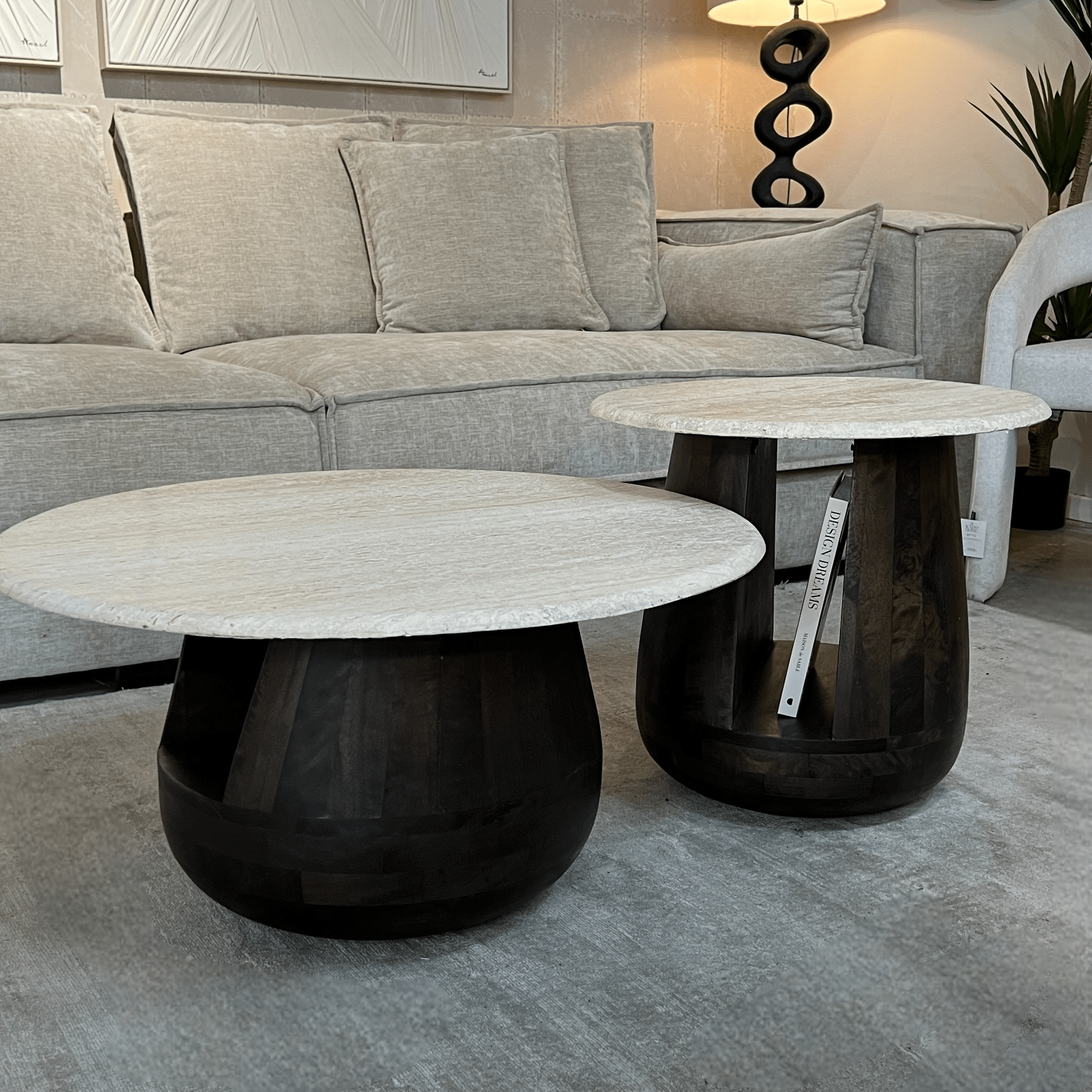 שולחן סלון מנגו ווד פתוח טופ טרוורטין דגם שאנטי שולחן סלון מנגו ווד פתוח טופ טרוורטין דגם שאנטי