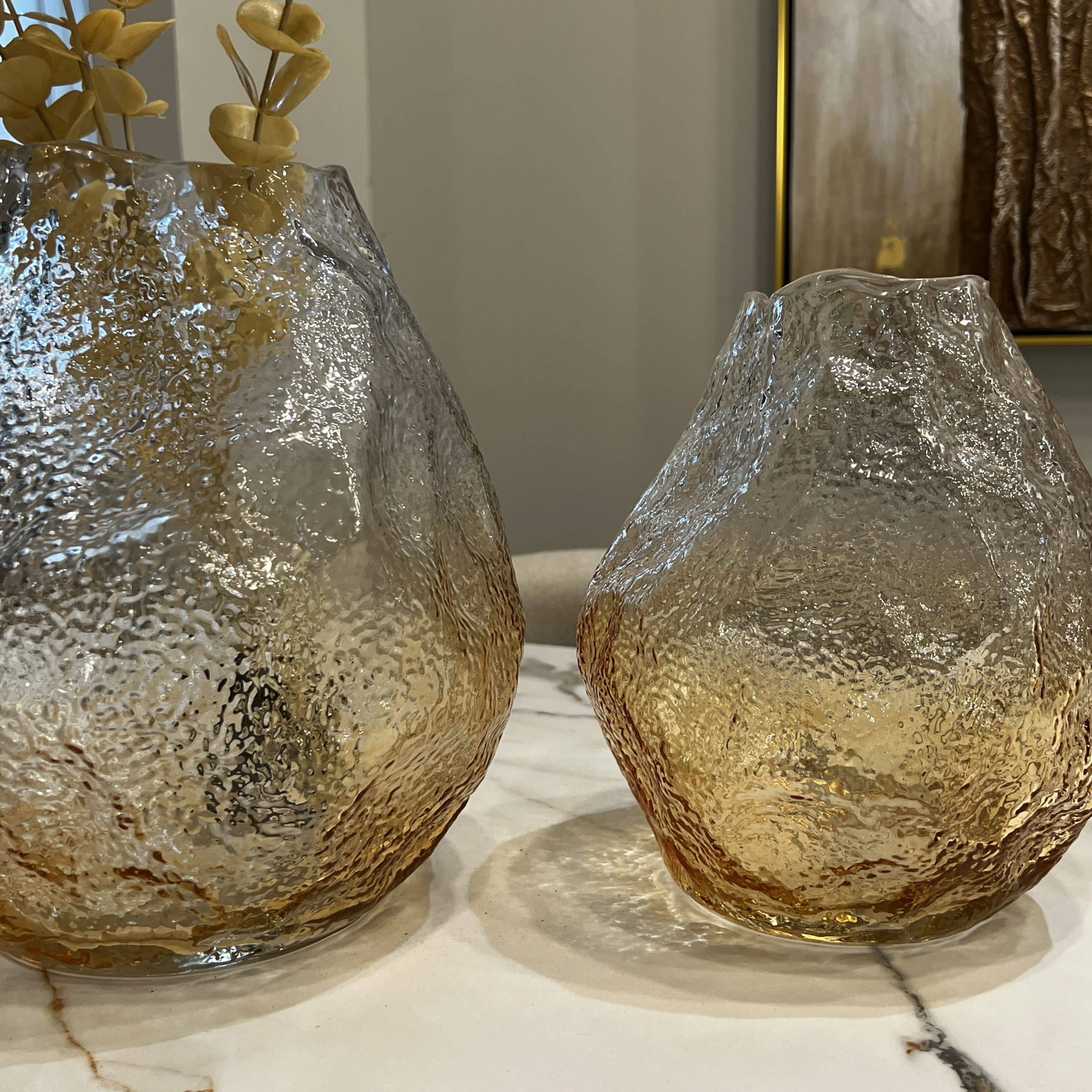 כד זכוכית אמבר אומברה מעוצב דגם איקו כד זכוכית אמבר אומברה מעוצב דגם איקו