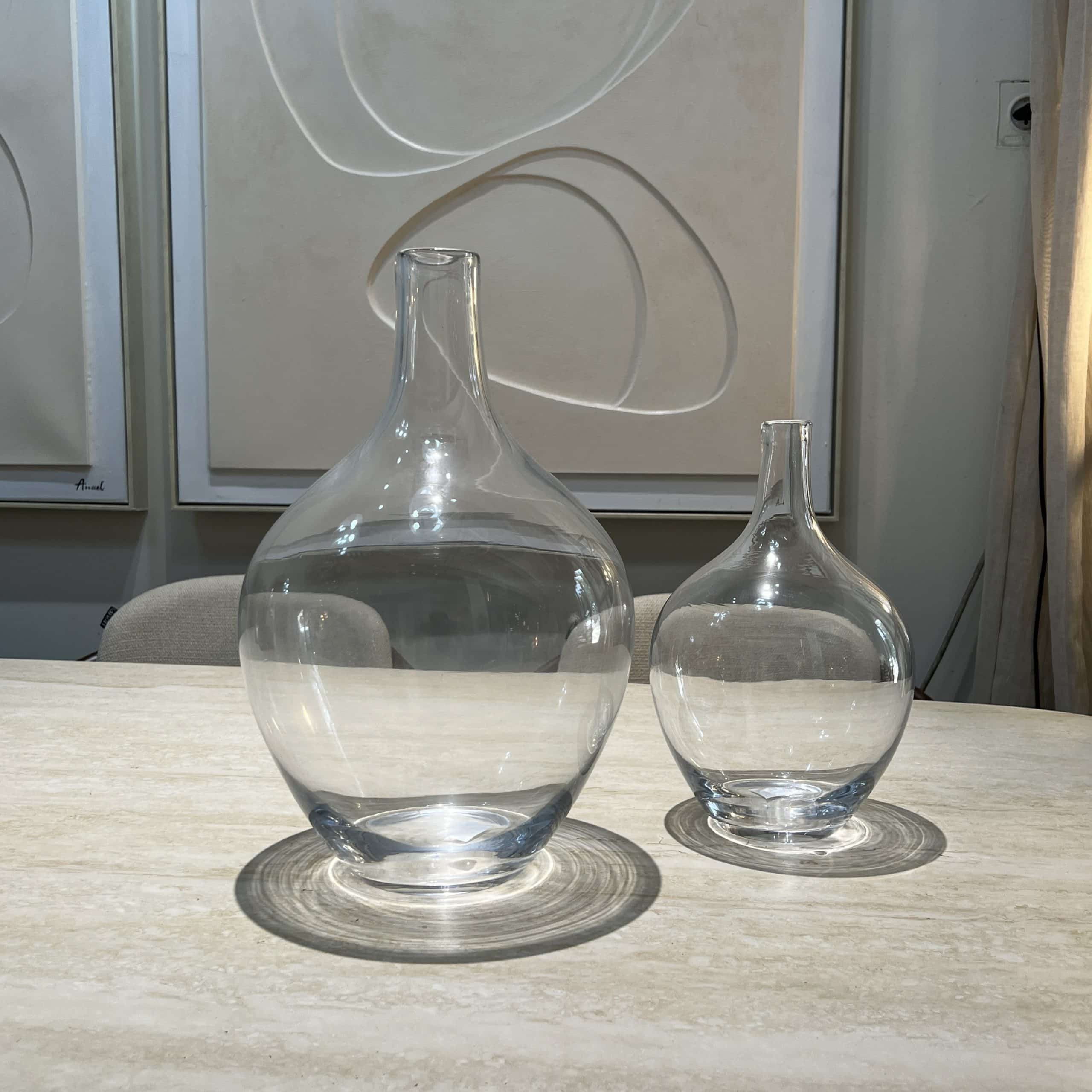 כד זכוכית רחב פיה צרה דגם איקו כד זכוכית רחב פיה צרה דגם איקו