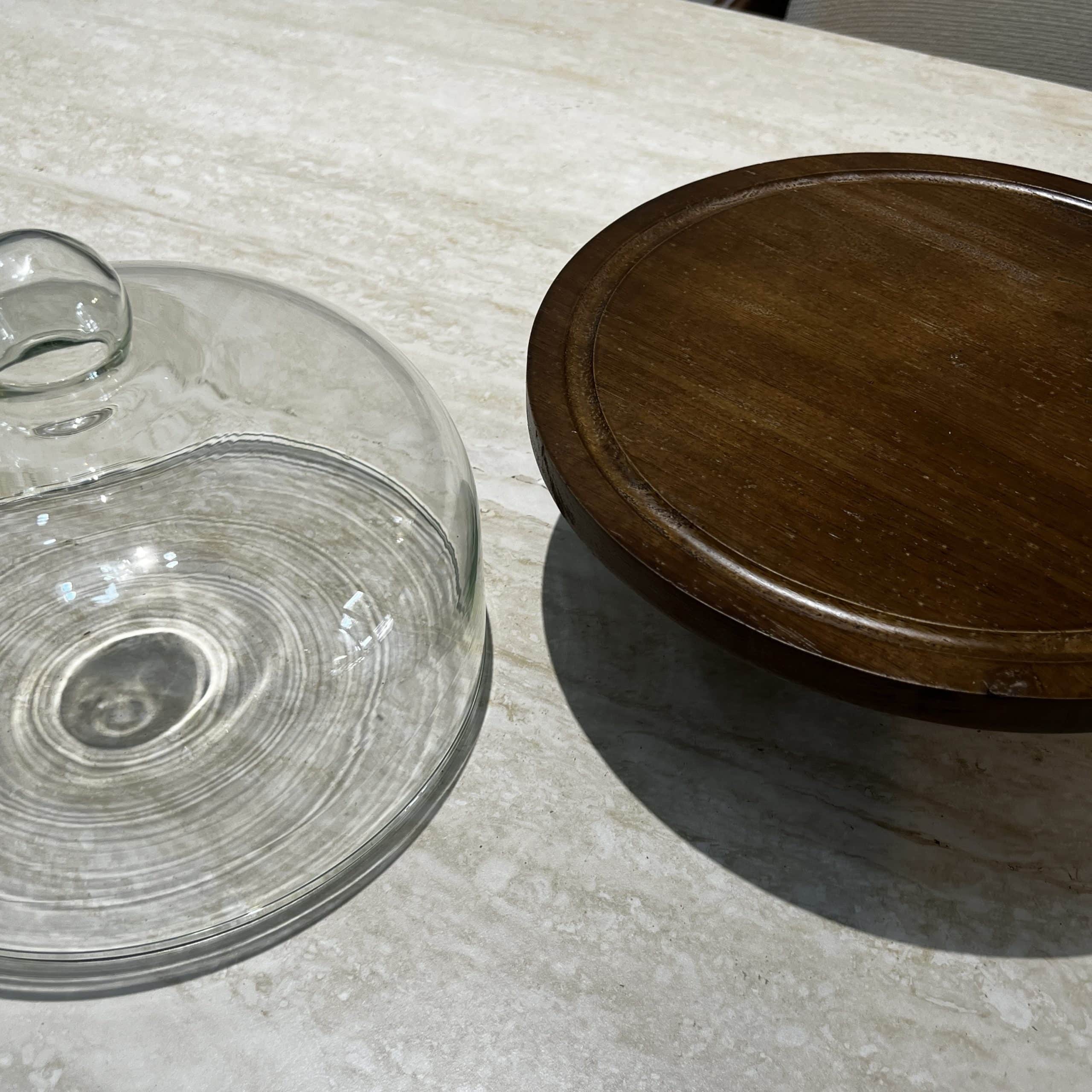 מגש עץ על רגל עם מכסה זכוכית גדול דגם איקו מגש עץ על רגל עם מכסה זכוכית גדול דגם איקו