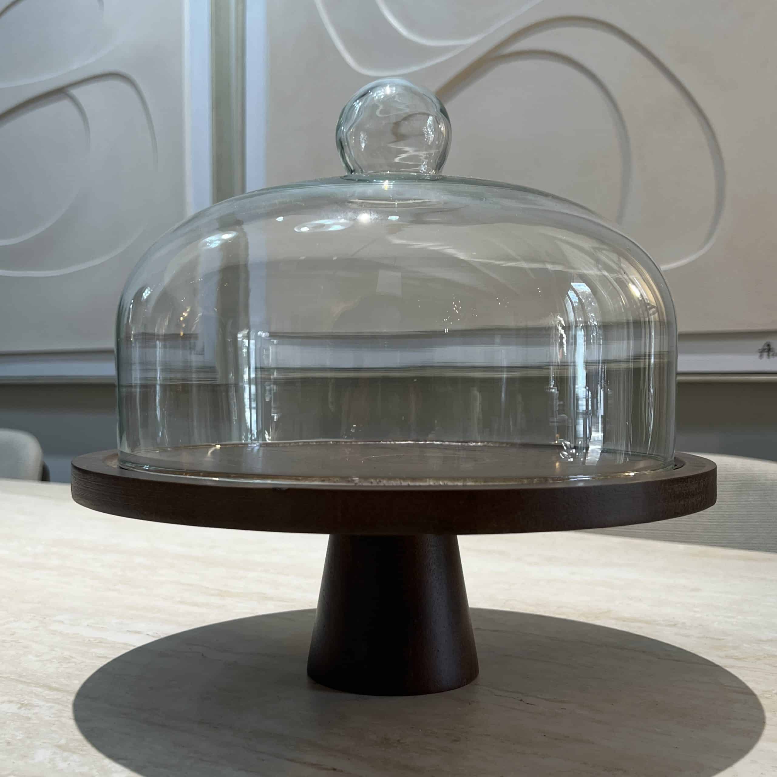 מגש עץ על רגל עם מכסה זכוכית גדול דגם איקו מגש עץ על רגל עם מכסה זכוכית גדול דגם איקו