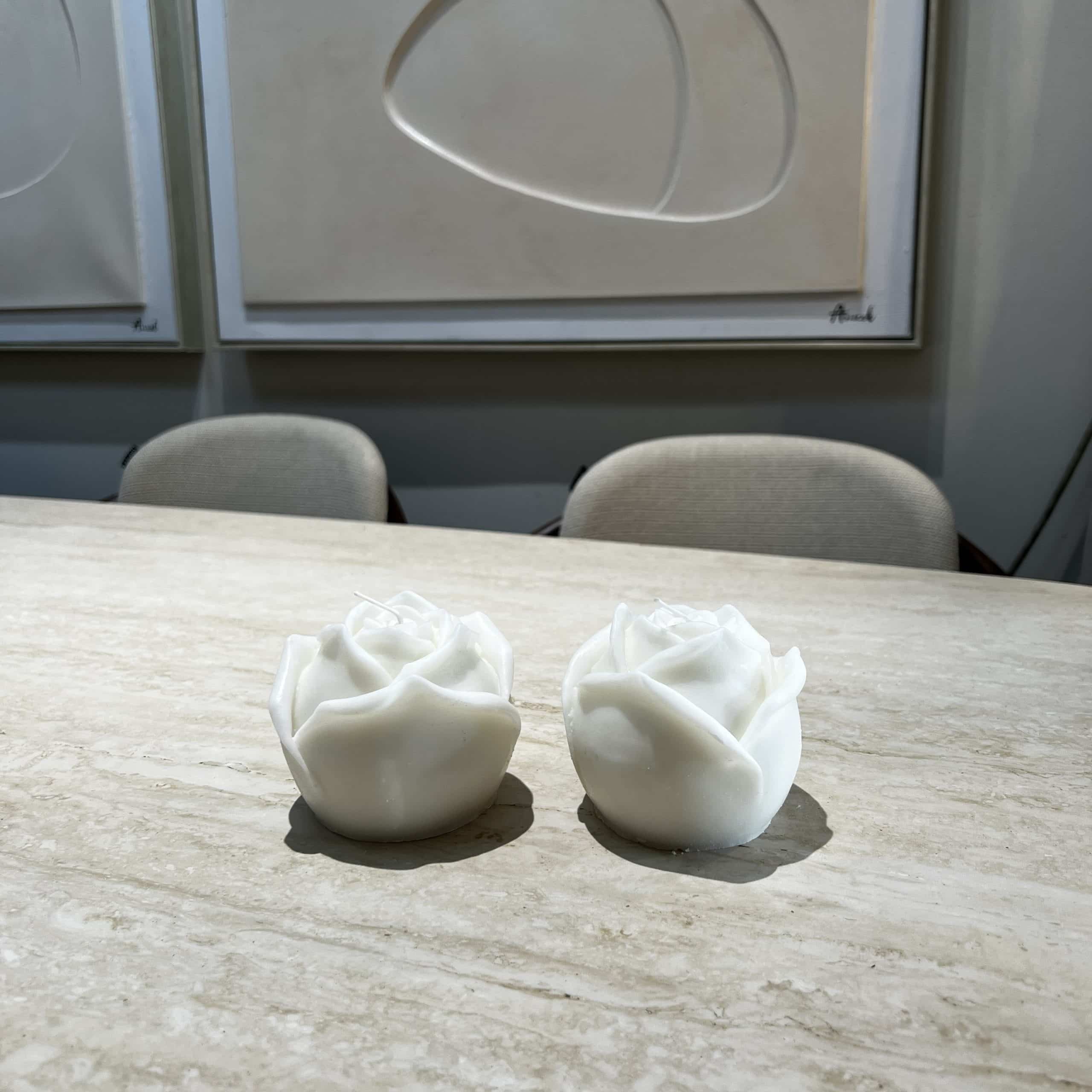 נר ורד שמנת גדול דגם איקו נר ורד שמנת גדול דגם איקו