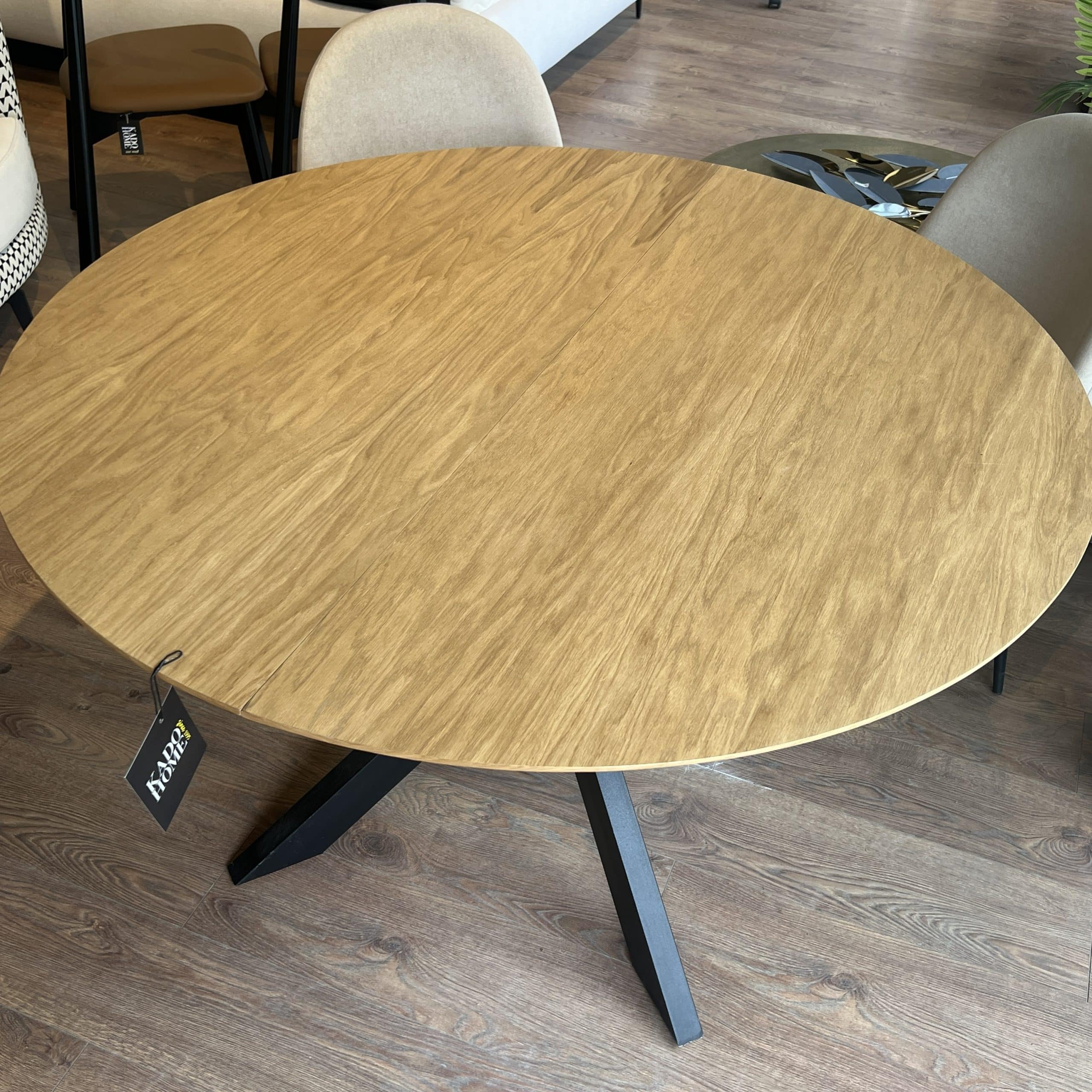 פינת אוכל דגם ונוס אלון טבעי - חיסול מתצוגה!