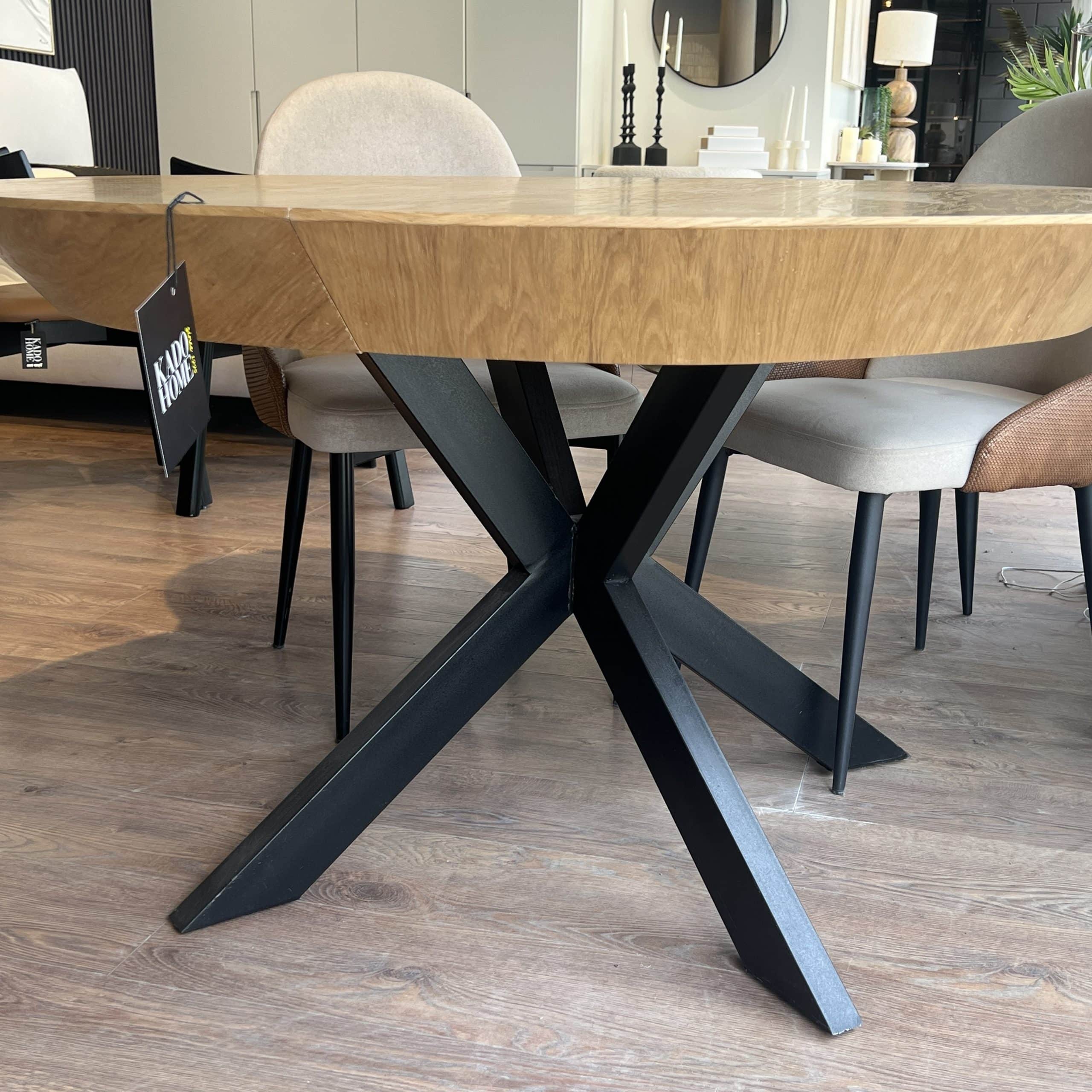 פינת אוכל דגם ונוס אלון טבעי - חיסול מתצוגה!