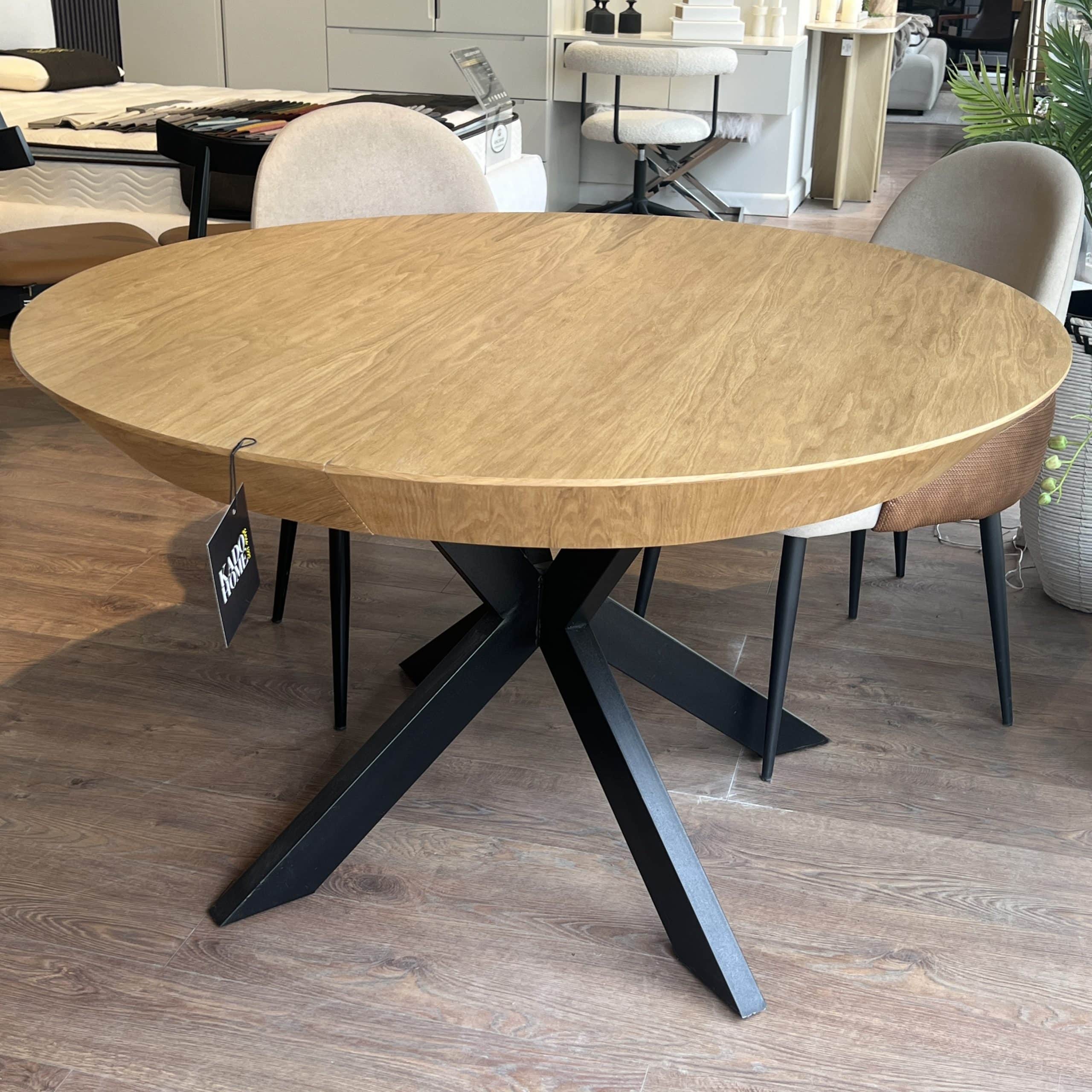 פינת אוכל דגם ונוס אלון טבעי - חיסול מתצוגה!