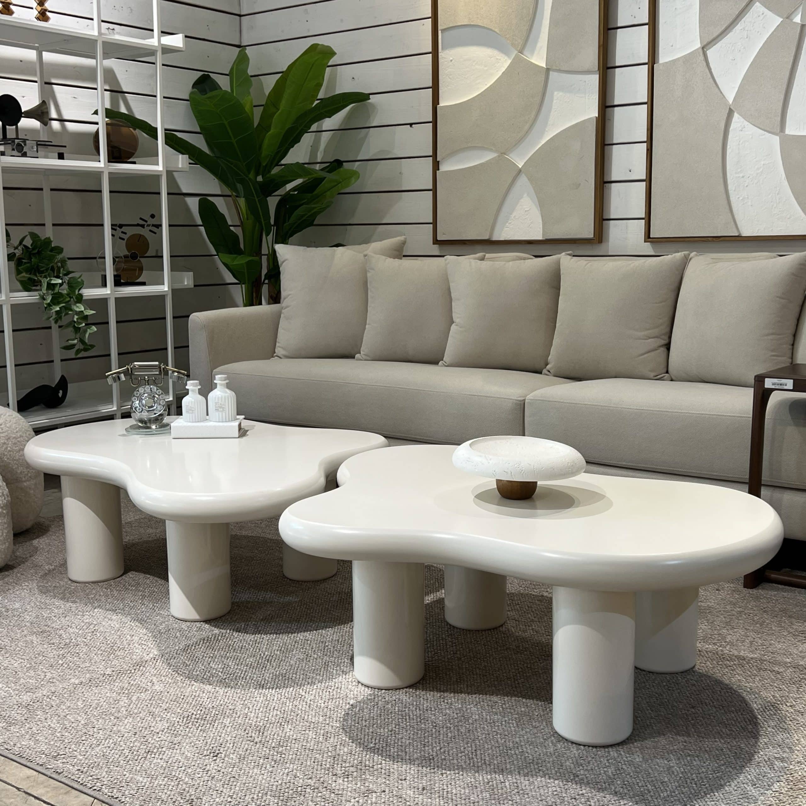 שולחן סלון מעוצב שמנת אמורפי דגם איקו- במלאי מוגבל! שולחן סלון מעוצב שמנת אמורפי דגם איקו- במלאי מוגבל!