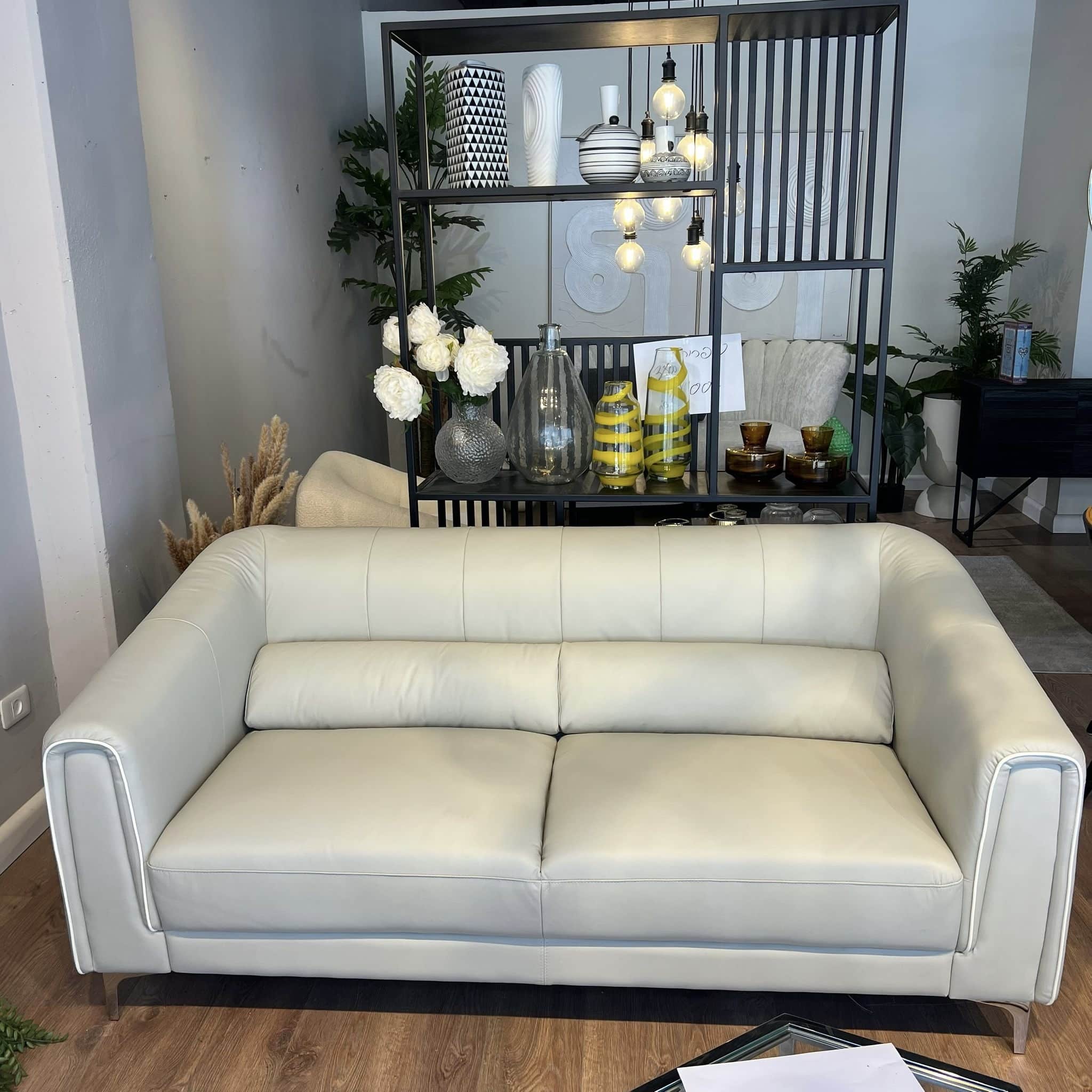 סט ספה תלת ודו דגם לני עור אמיתי ייבוא קאדו הום - אחרונים בחיסול!!