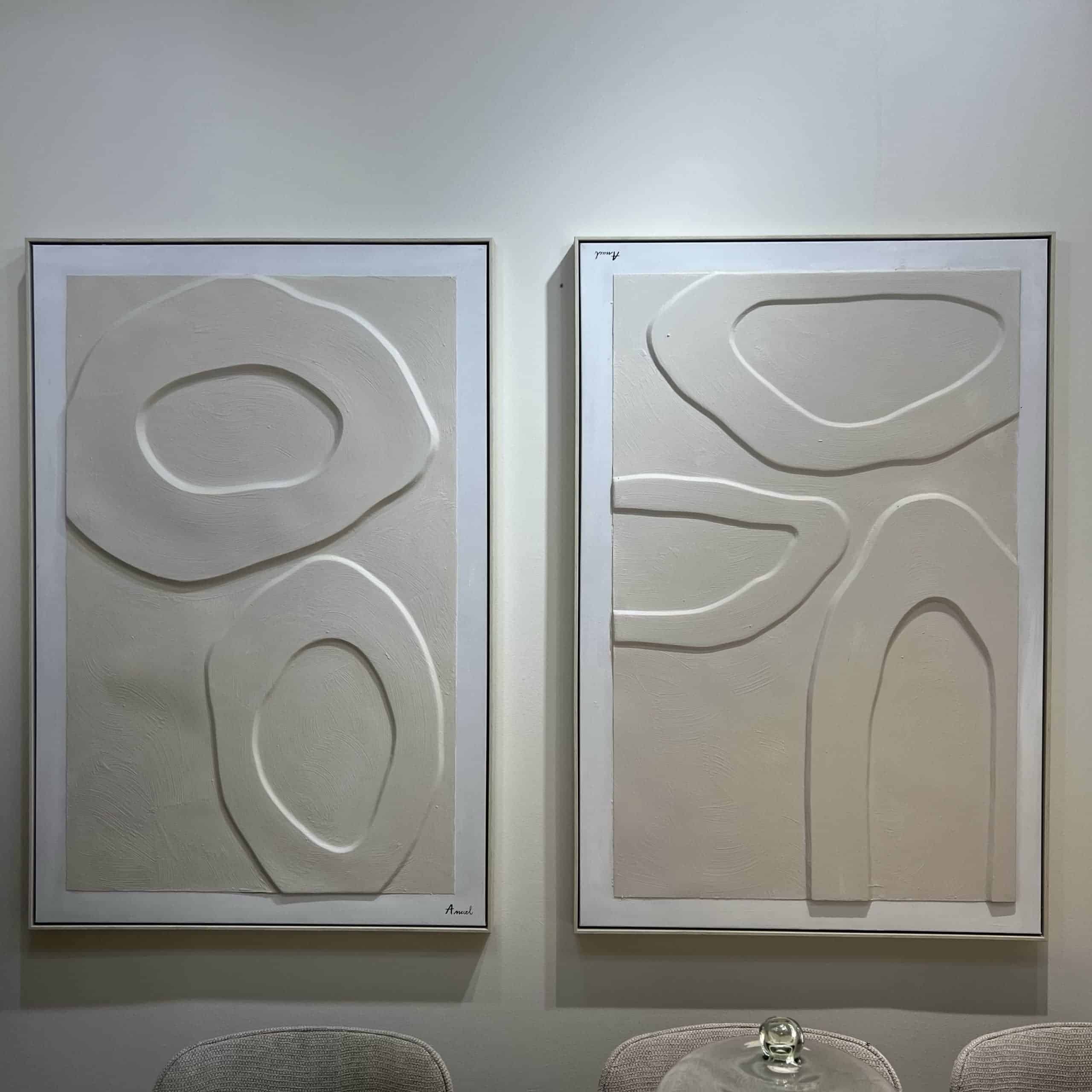 תמונה מעוצבת דגם אנאל עיגולים גוון חמאה 90/120 תמונה מעוצבת דגם אנאל עיגולים גוון חמאה 90/120