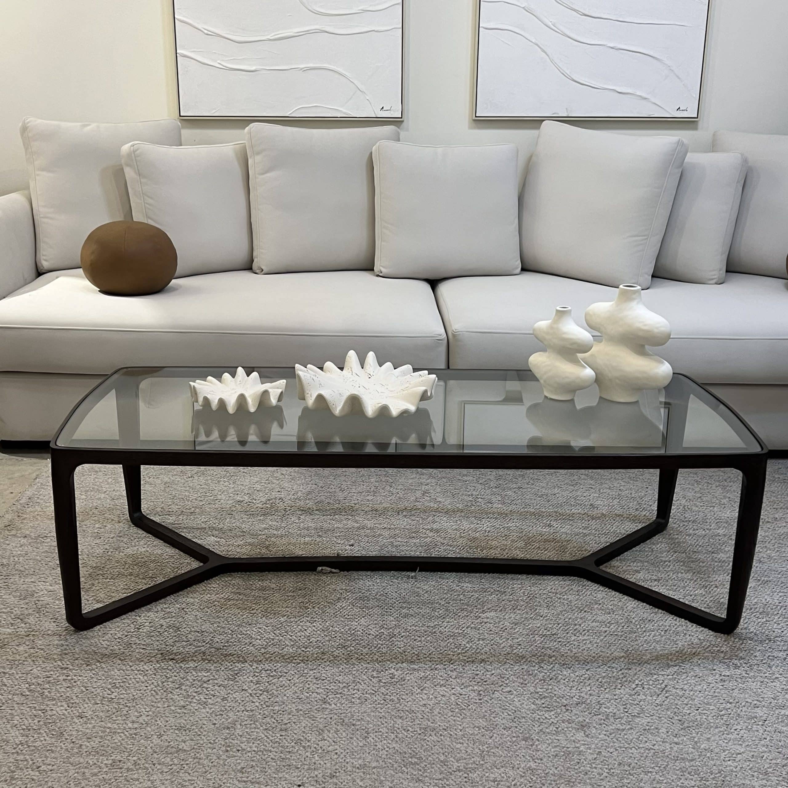 שולחן קפה הוואנה מלבן אגוז טופ זכוכית דגם לאו שולחן קפה הוואנה מלבן אגוז טופ זכוכית דגם לאו