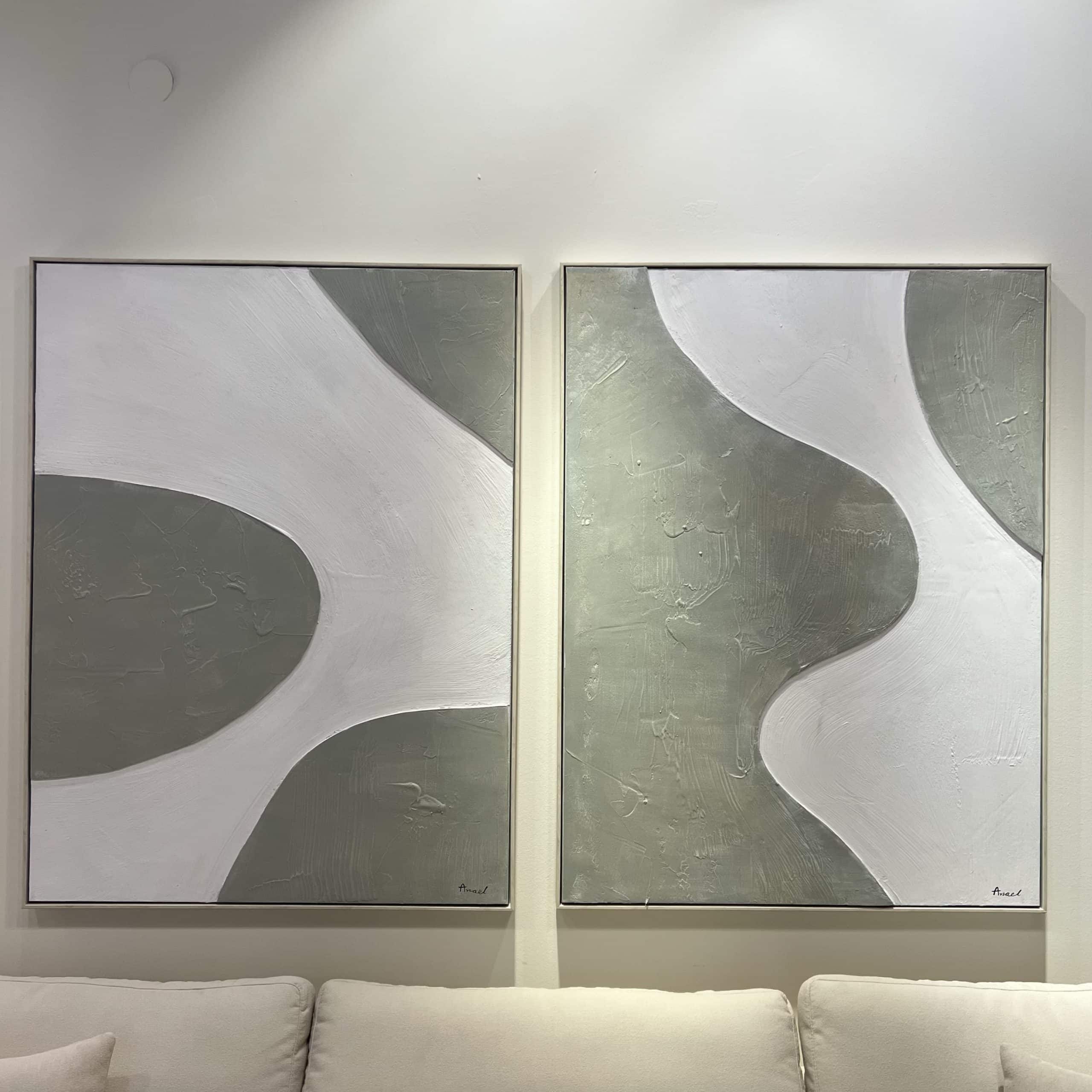 תמונה מעוצבת גלים ירוקים דגם אנאל תמונה מעוצבת גלים ירוקים דגם אנאל