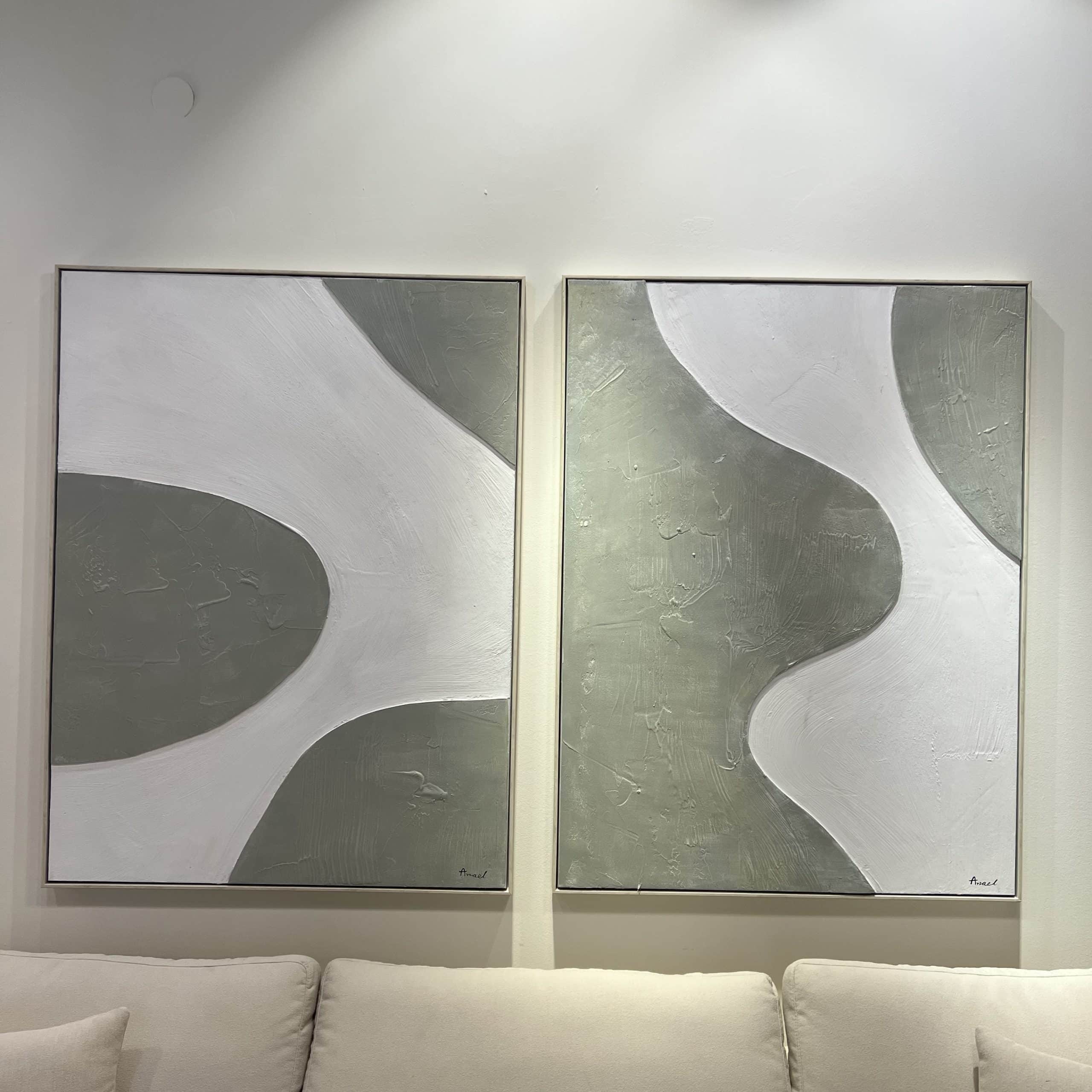 תמונה מעוצבת גלים ירוקים דגם אנאל תמונה מעוצבת גלים ירוקים דגם אנאל