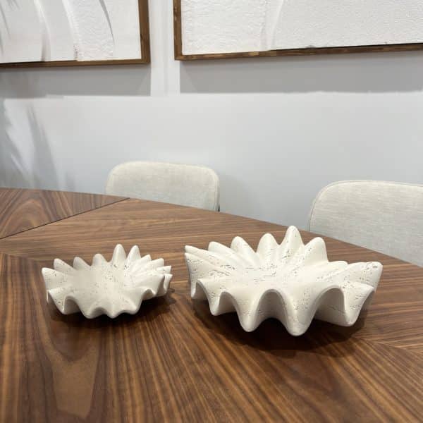 קערה קרמיקה פרח מעוצבת דגם איקו