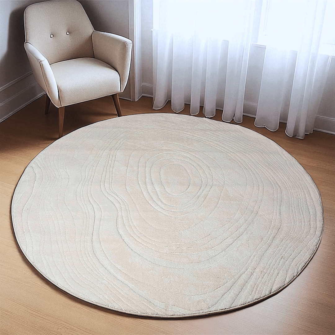 שטיח דגם טוליפ שמנת יוקרתי - SALE!! שטיח דגם טוליפ שמנת יוקרתי - SALE!!