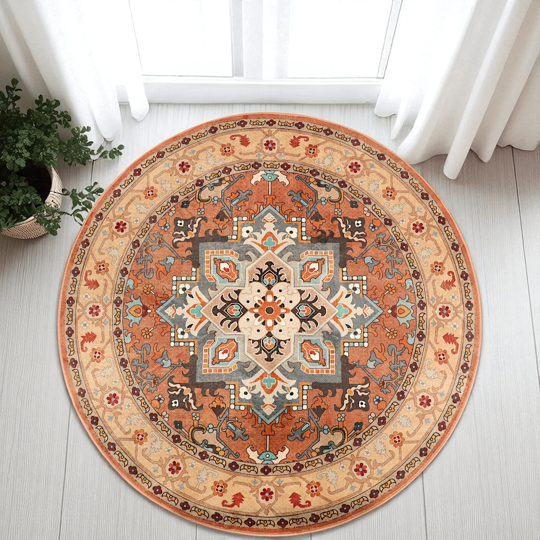 שטיח טרקוטה בז דגם קאוליפה איזיקלין- SALE!! שטיח טרקוטה בז דגם קאוליפה איזיקלין- SALE!!