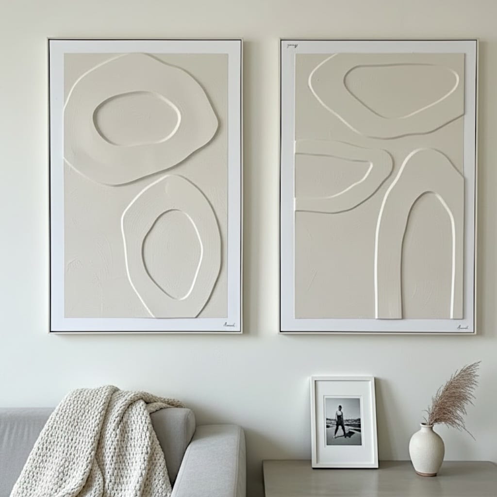 תמונה מעוצבת דגם אנאל עיגולים גוון חמאה 90/120 תמונה מעוצבת דגם אנאל עיגולים גוון חמאה 90/120