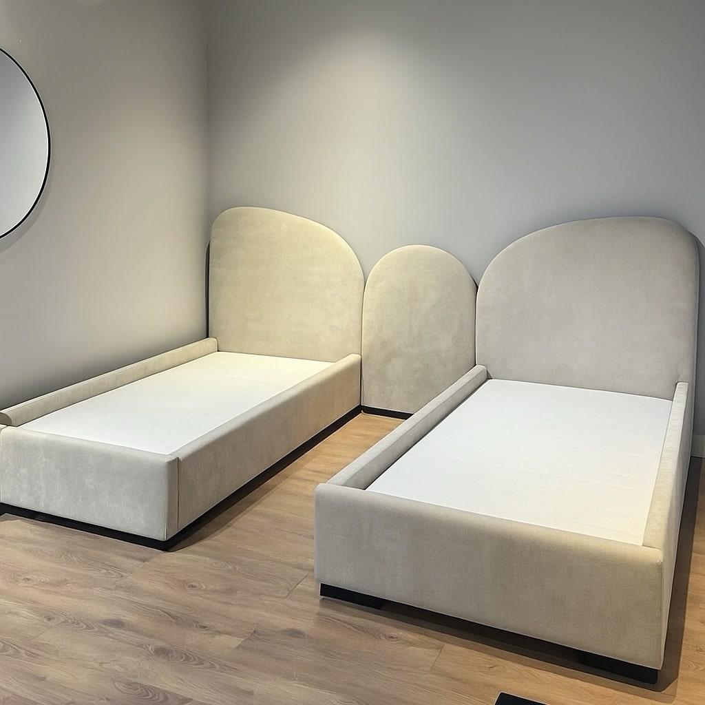 זוג מיטות ילדים/נוער מעוצבות דגם עמליה | בעיצוב אישי זוג מיטות ילדים/נוער מעוצבות דגם עמליה | בעיצוב אישי