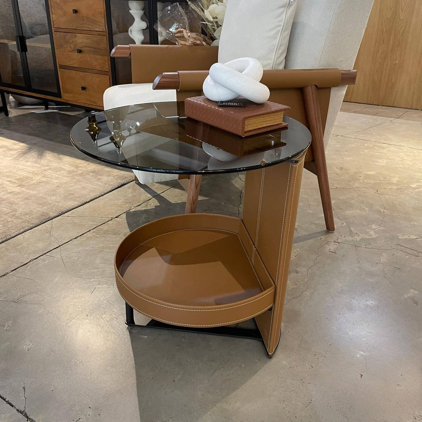 נשכן זכוכית דמוי עור כאמל מגש פתוח דגם סופיטל ייבוא קאדו הום נשכן זכוכית דמוי עור כאמל מגש פתוח דגם סופיטל ייבוא קאדו הום