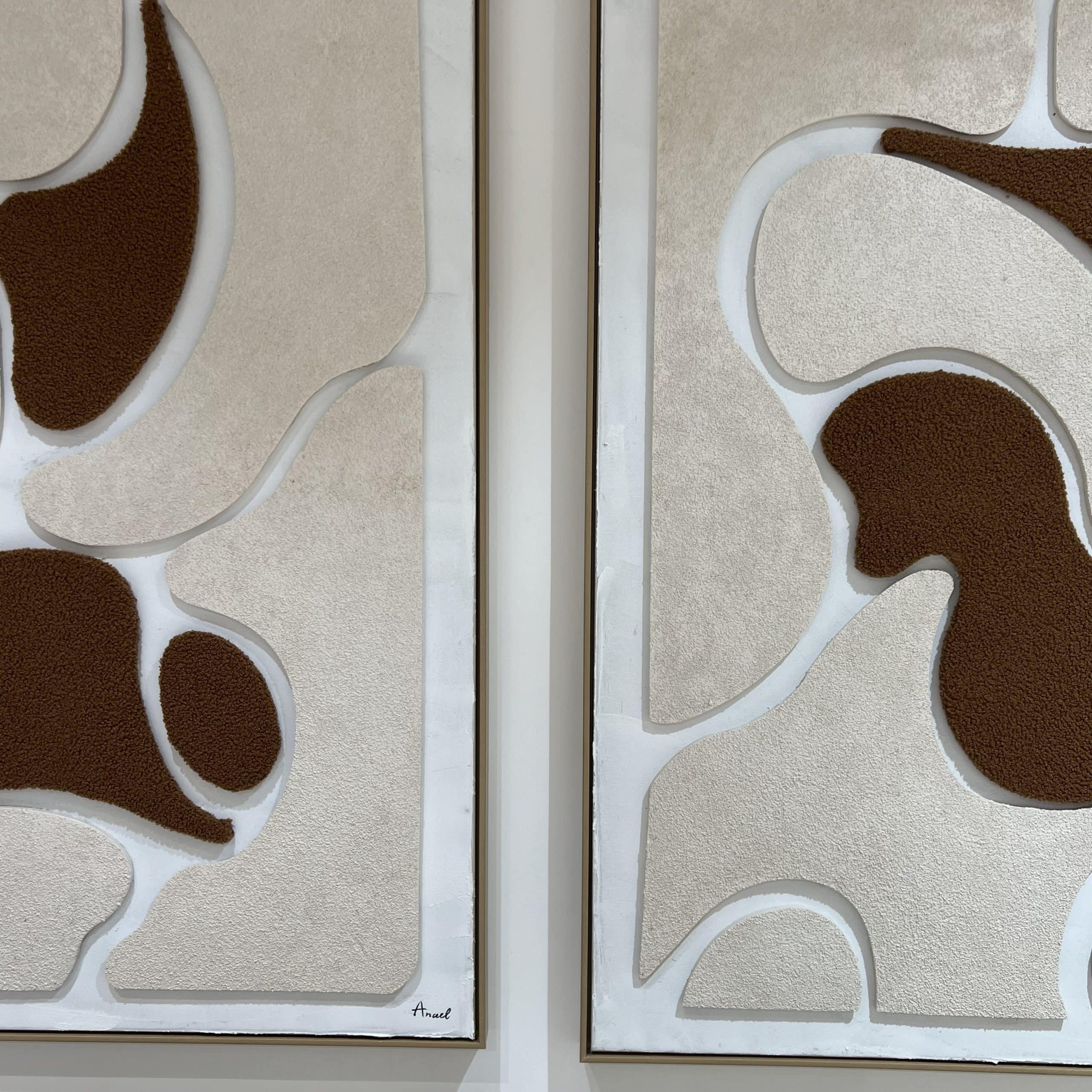 תמונה מעוצבת בשילוב תבליט בעבודת יד דגם אנאל תמונה מעוצבת בשילוב תבליט בעבודת יד דגם אנאל