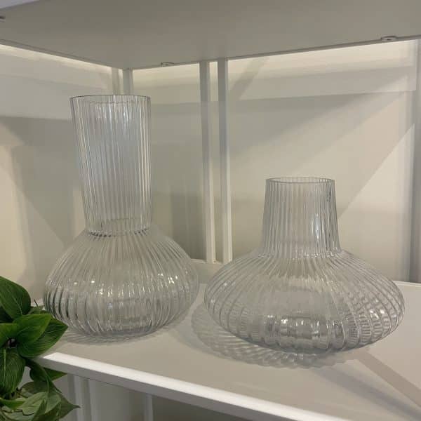 כד זכוכית פסים אמצע רחב דגם איקו