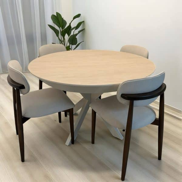 שולחן אוכל עגול יוקרתי דגם טיילור | בעיצוב אישי