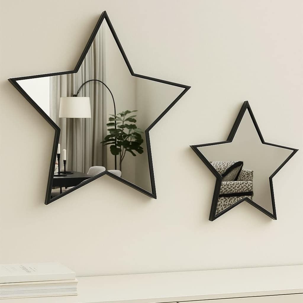 מראה מעוצבת כוכב דגם ליס מראה מעוצבת כוכב דגם ליס