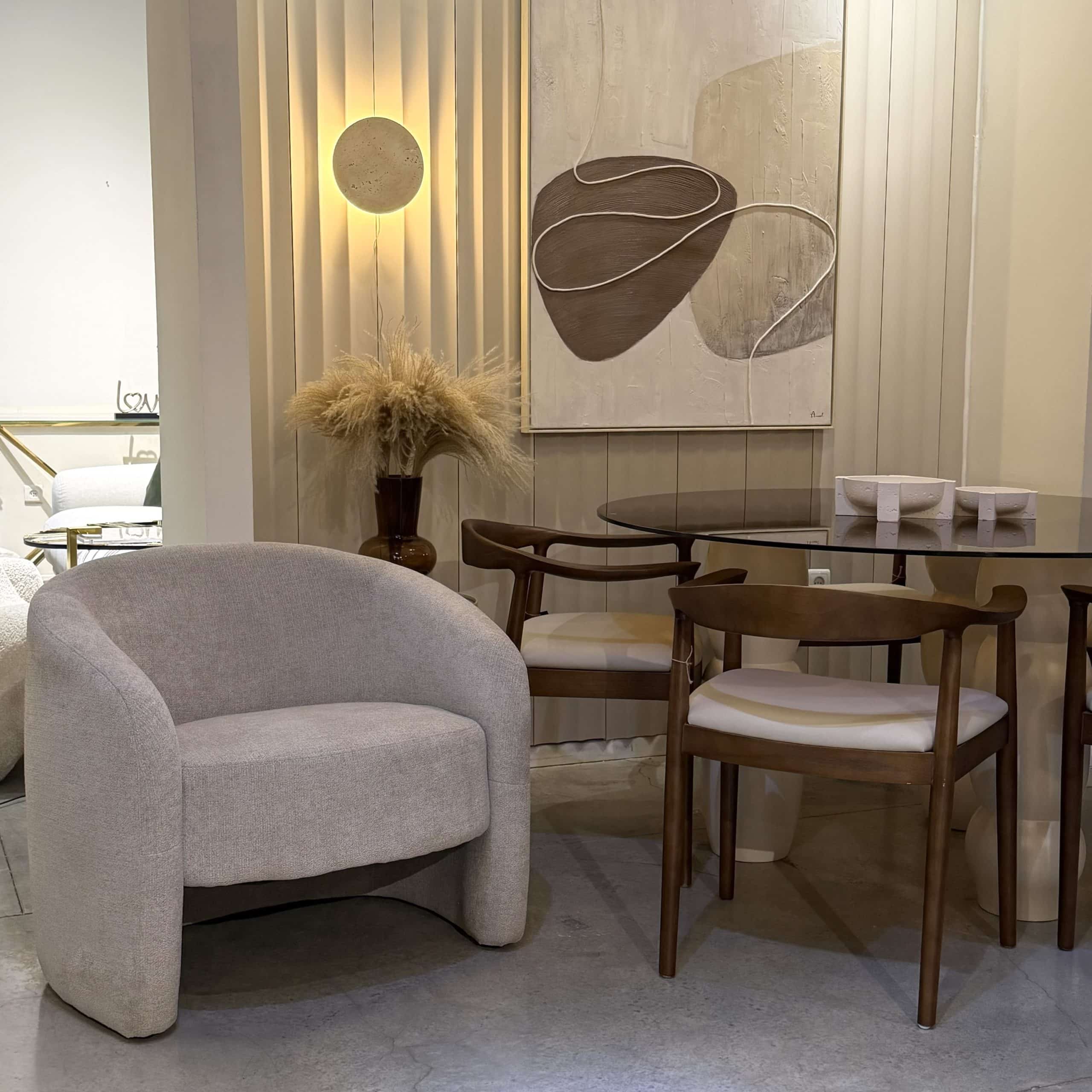 כורסא מעוצבת לובי דפני אפור דגם הארטלי כורסא מעוצבת לובי דפני אפור דגם הארטלי