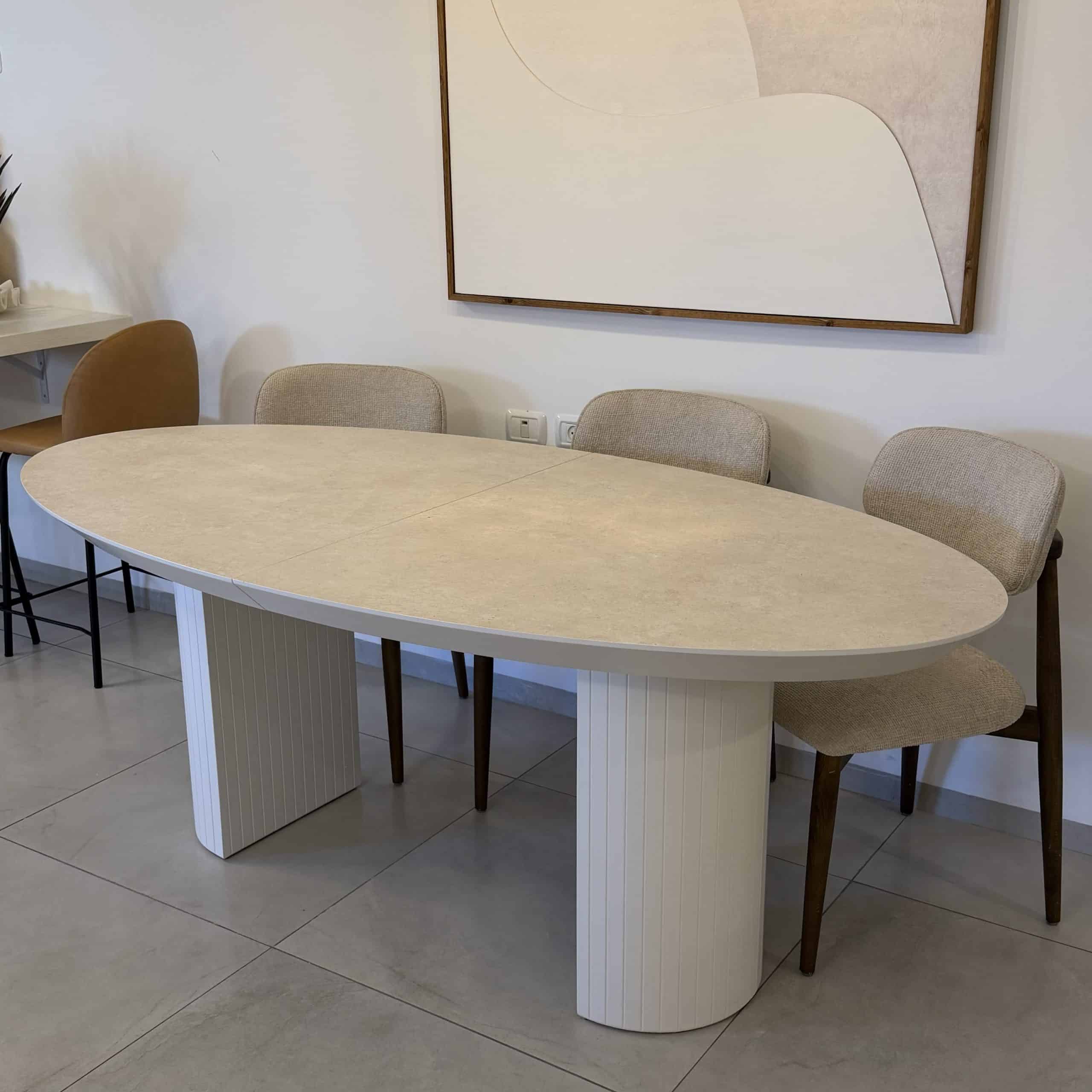 פינת אוכל דגם רודוס אובאל עם הגדלות | בעיצוב אישי פינת אוכל דגם רודוס אובאל עם הגדלות | בעיצוב אישי