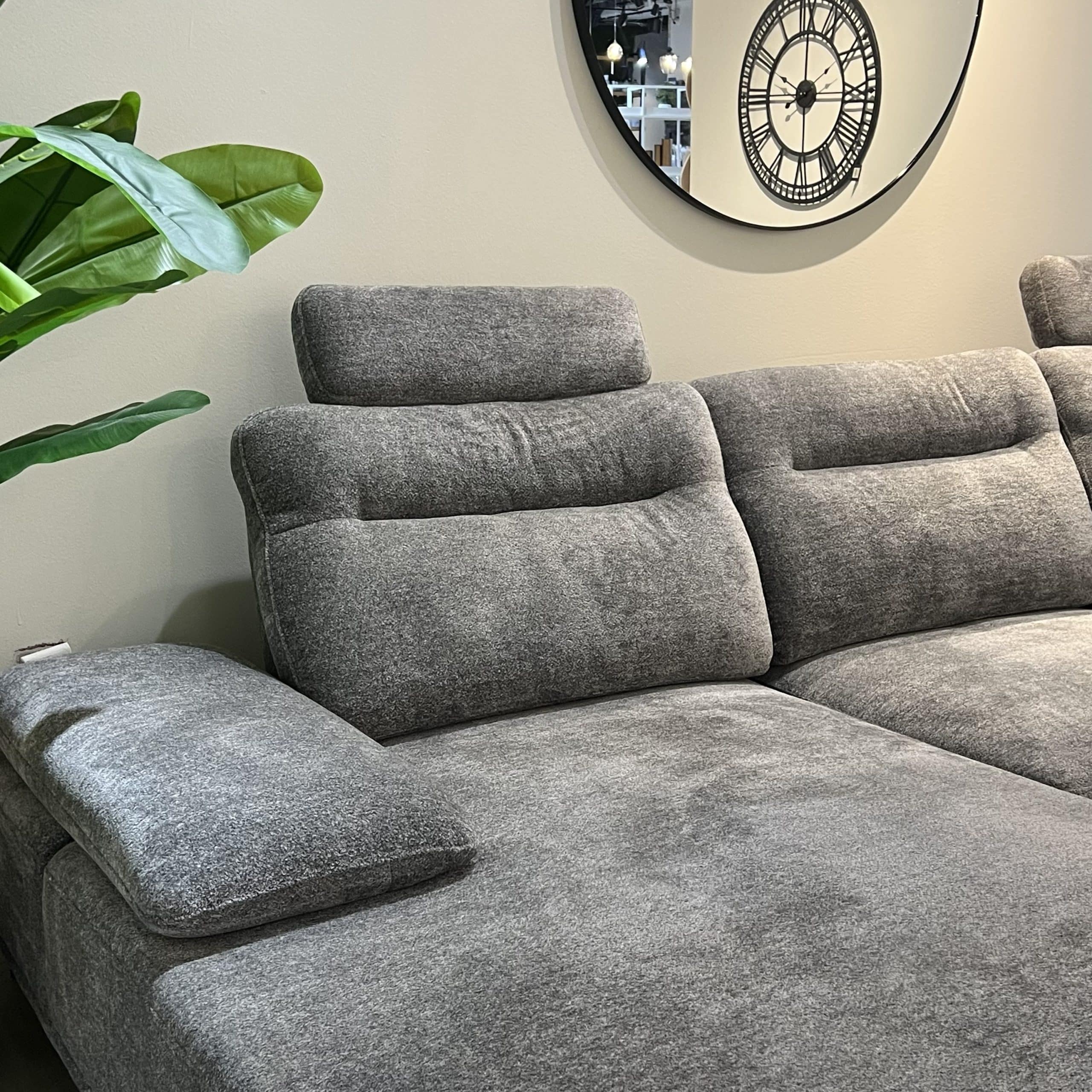 ספה פינתית מעוגלת משענות גב זזות אפור כהה שזנלונג שמאל / ימין דגם ביל ספה פינתית מעוגלת משענות גב זזות אפור כהה שזנלונג שמאל / ימין דגם ביל