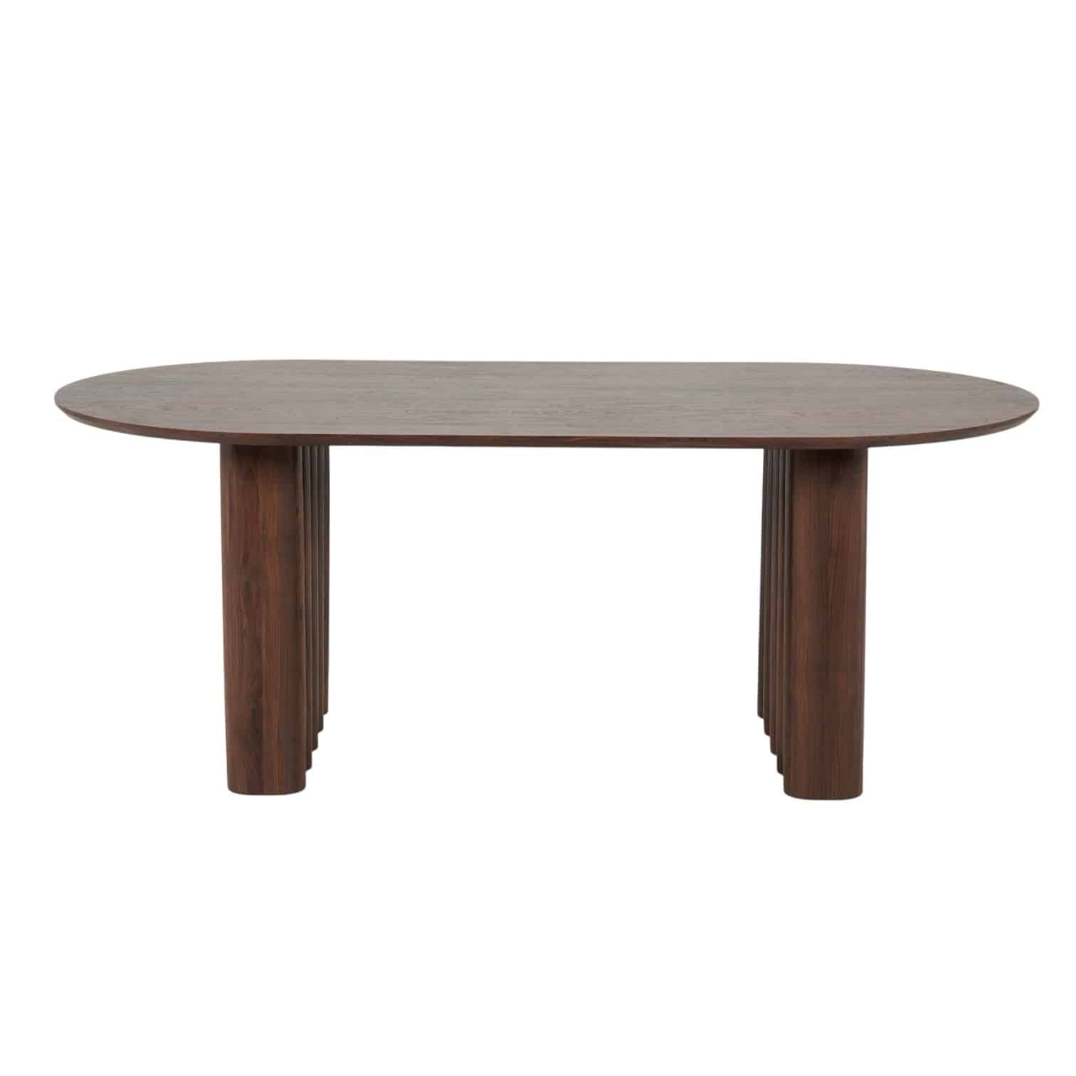 שולחן יוקרתי טופ מלבני פינות מעוגלות רגליים ישרות עיגולים גוון אגוז דגם לוסי - קולקציה חדשה! שולחן יוקרתי טופ מלבני פינות מעוגלות רגליים ישרות עיגולים גוון אגוז דגם לוסי - קולקציה חדשה!