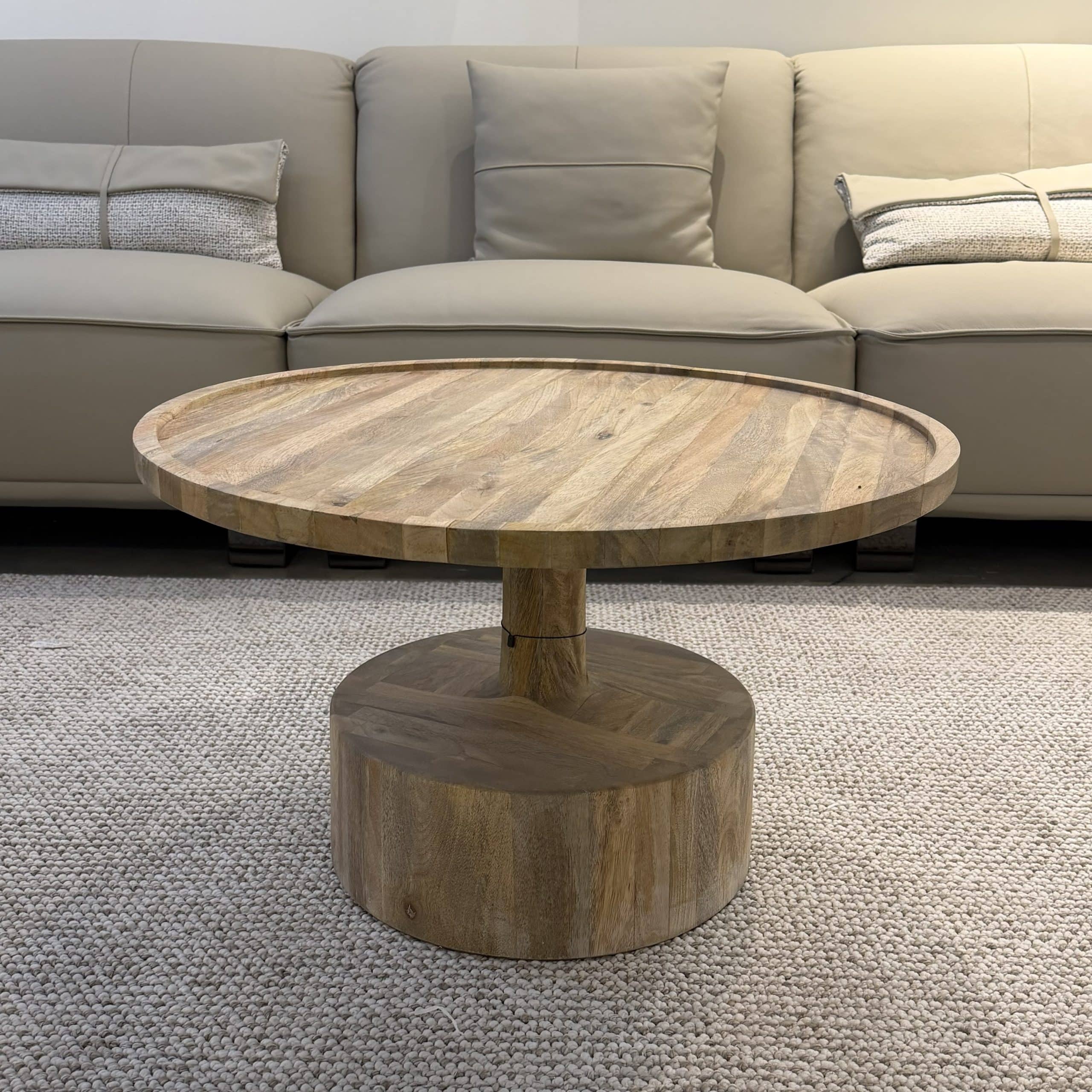 שולחן סלון דגם ווד סטאמפ עץ - חיסול מתצוגה!