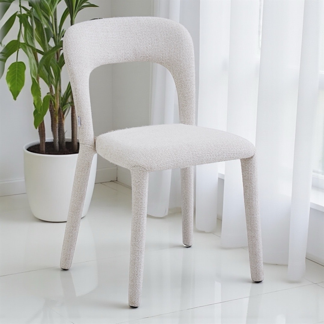 כיסא מודרני מרופד בבד שמנת ״מניפיק״ דגם ריטה- PRESALE! אספקה 1.26 כיסא מודרני מרופד בבד שמנת ״מניפיק״ דגם ריטה- PRESALE! אספקה 1.26