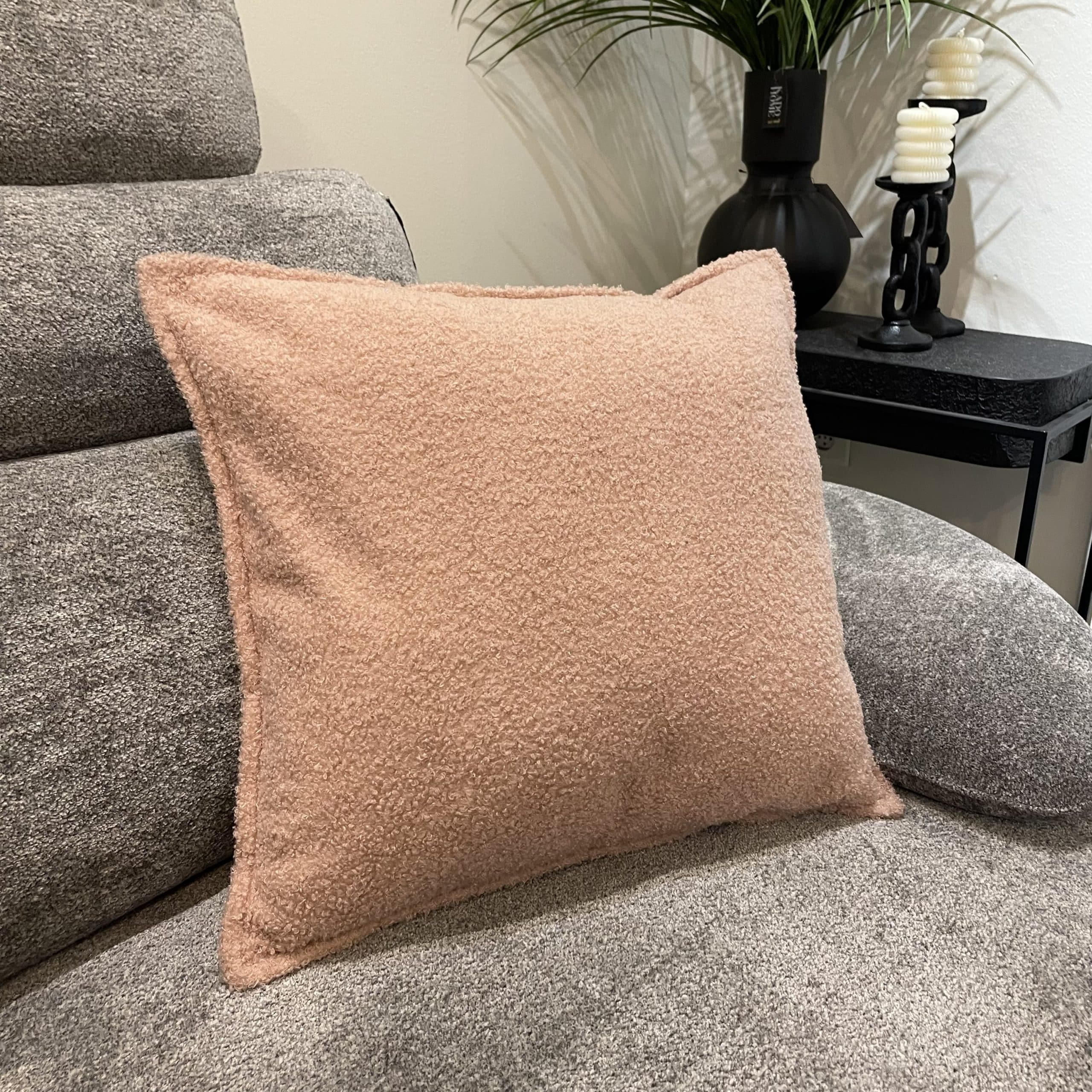 כרית בוקלה ורוד 50/50 דגם נויה - אחרונה !